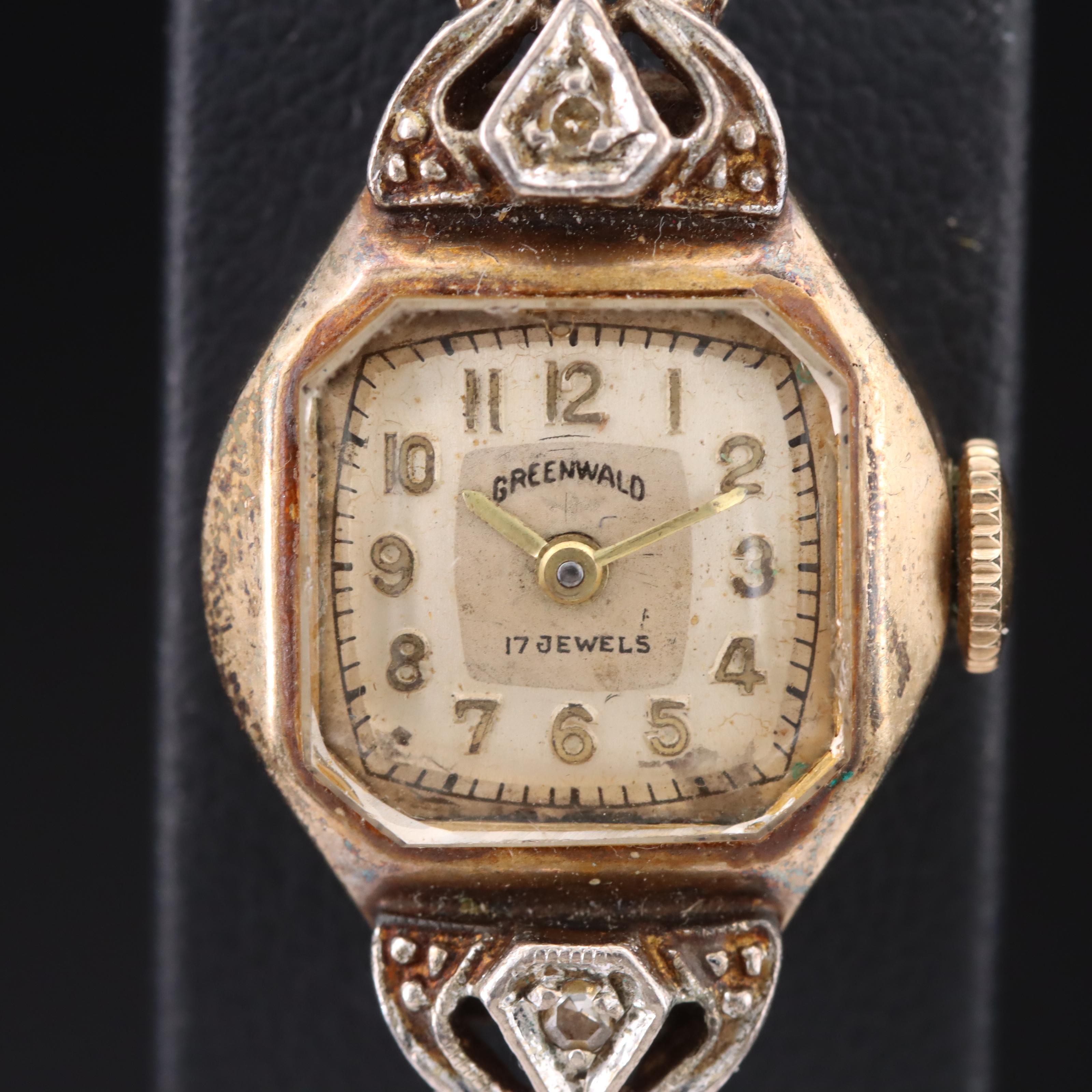 Trio of Vintage Diamond Accented Watches
