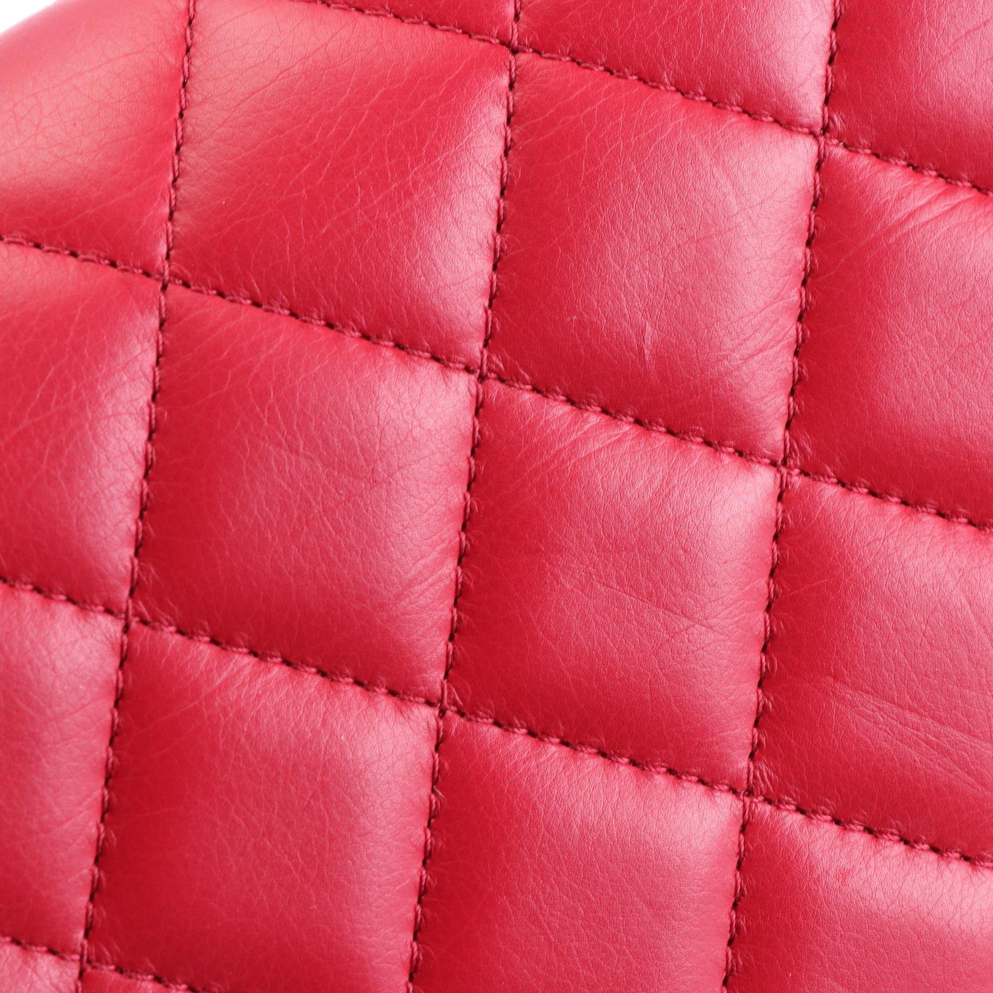 Chanel CC Flap Front Shoulder Bag in Quilted Lambskin