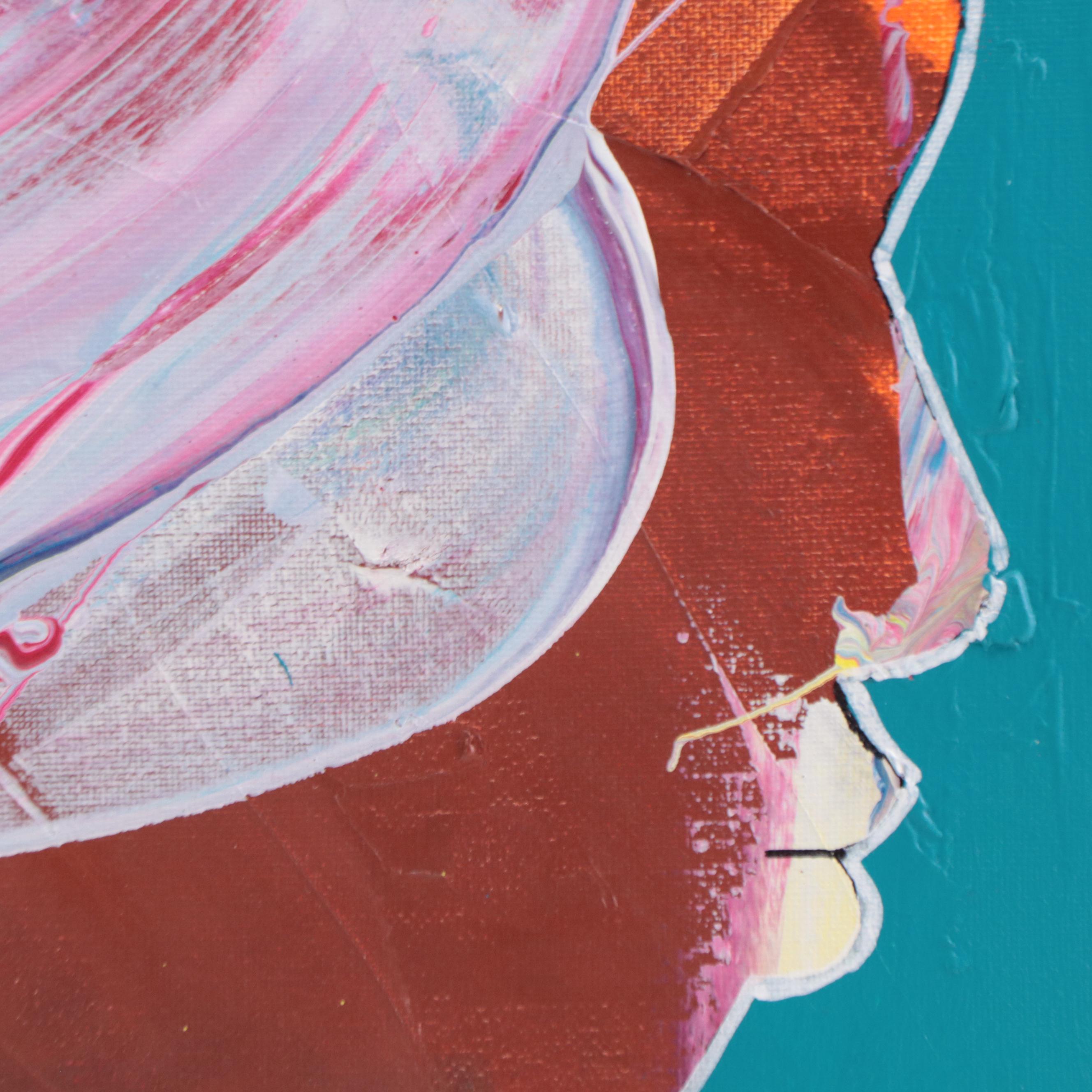 Abiola Idowu Mixed Media Painting "New-Thing," 2023