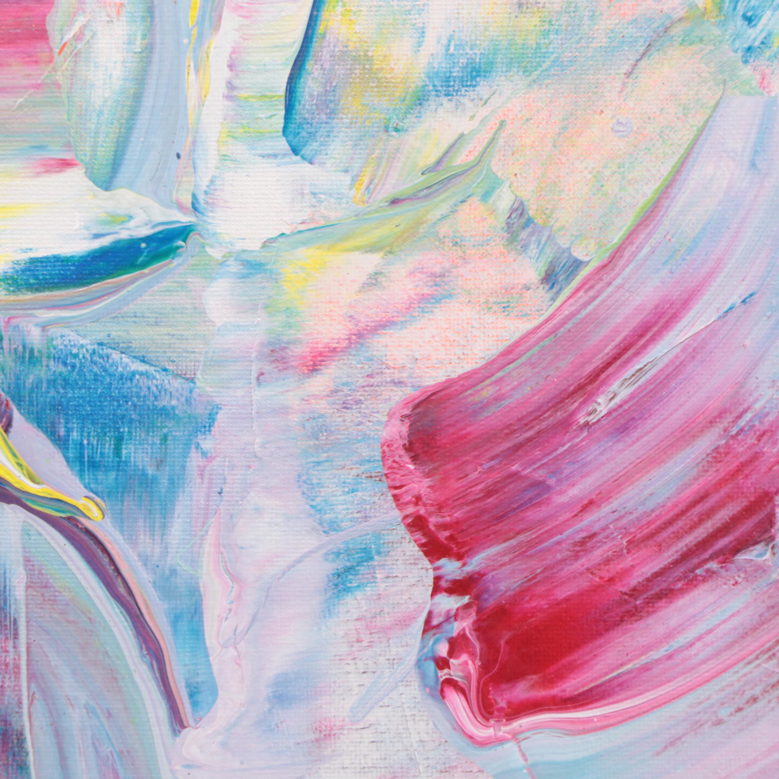 Abiola Idowu Mixed Media Painting "New-Thing," 2023