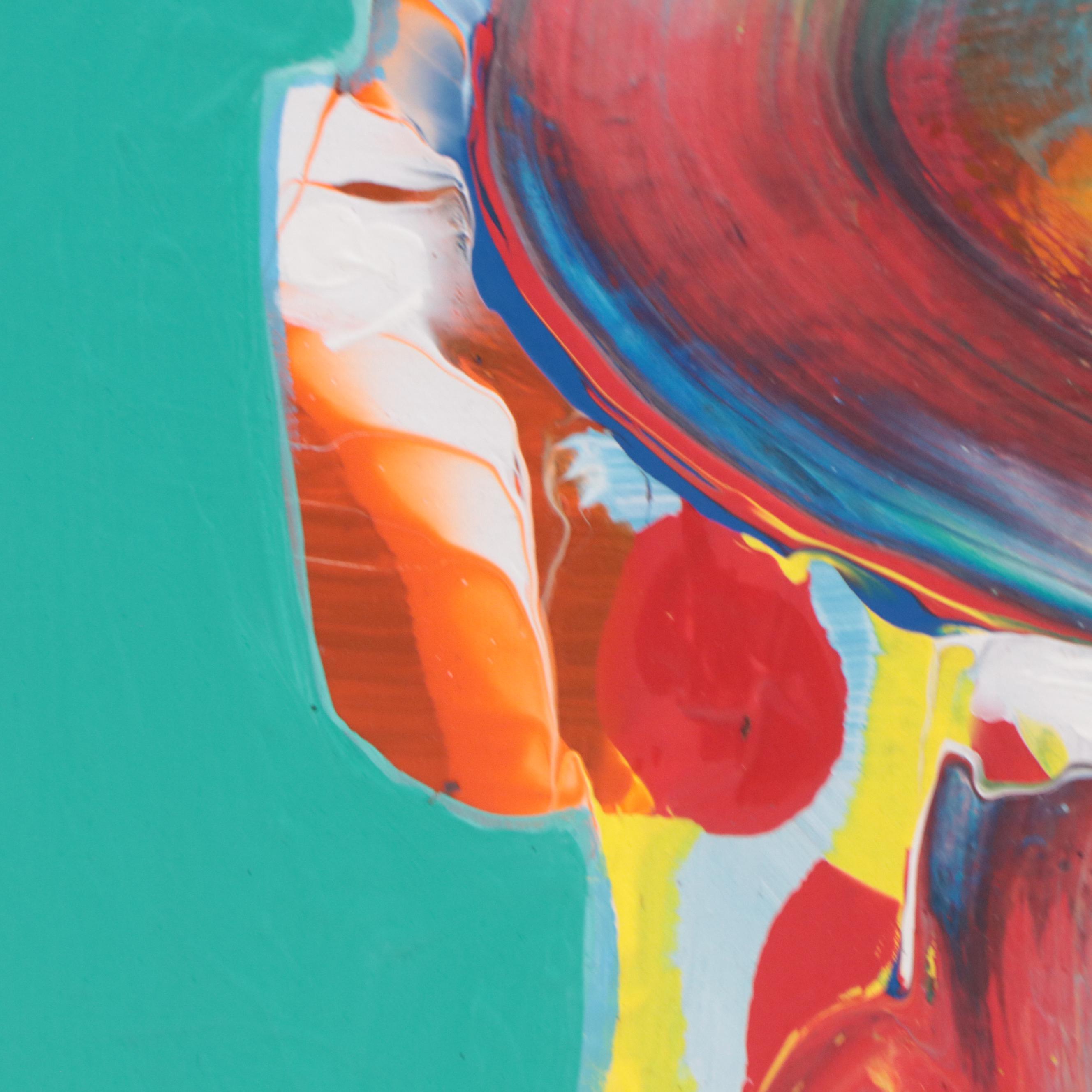 Abiola Idowu Mixed Media Painting "Success is Predictable," 2023