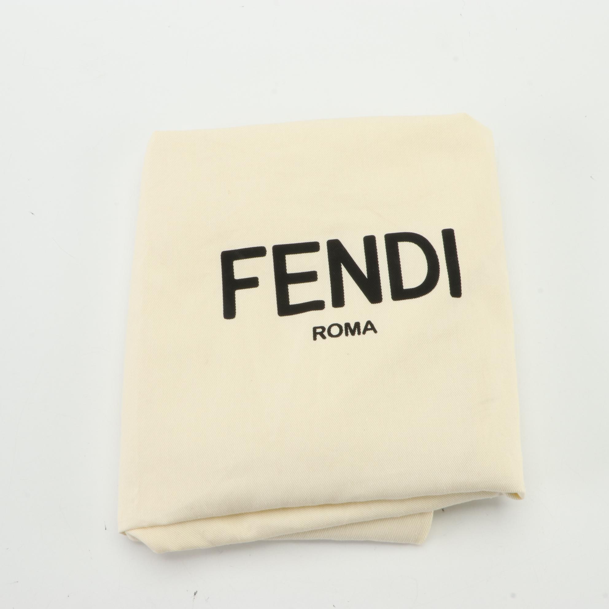 Fendi Grande 3Jours Tote Bag in Tricolor Calfskin Leather with Pouch