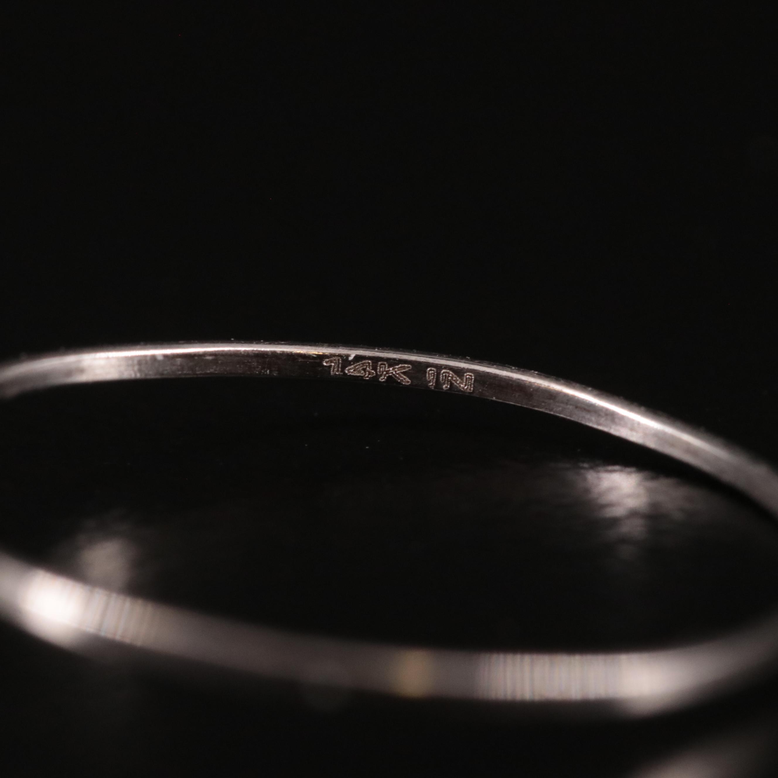 14K Blue Topaz Solitaire Ring