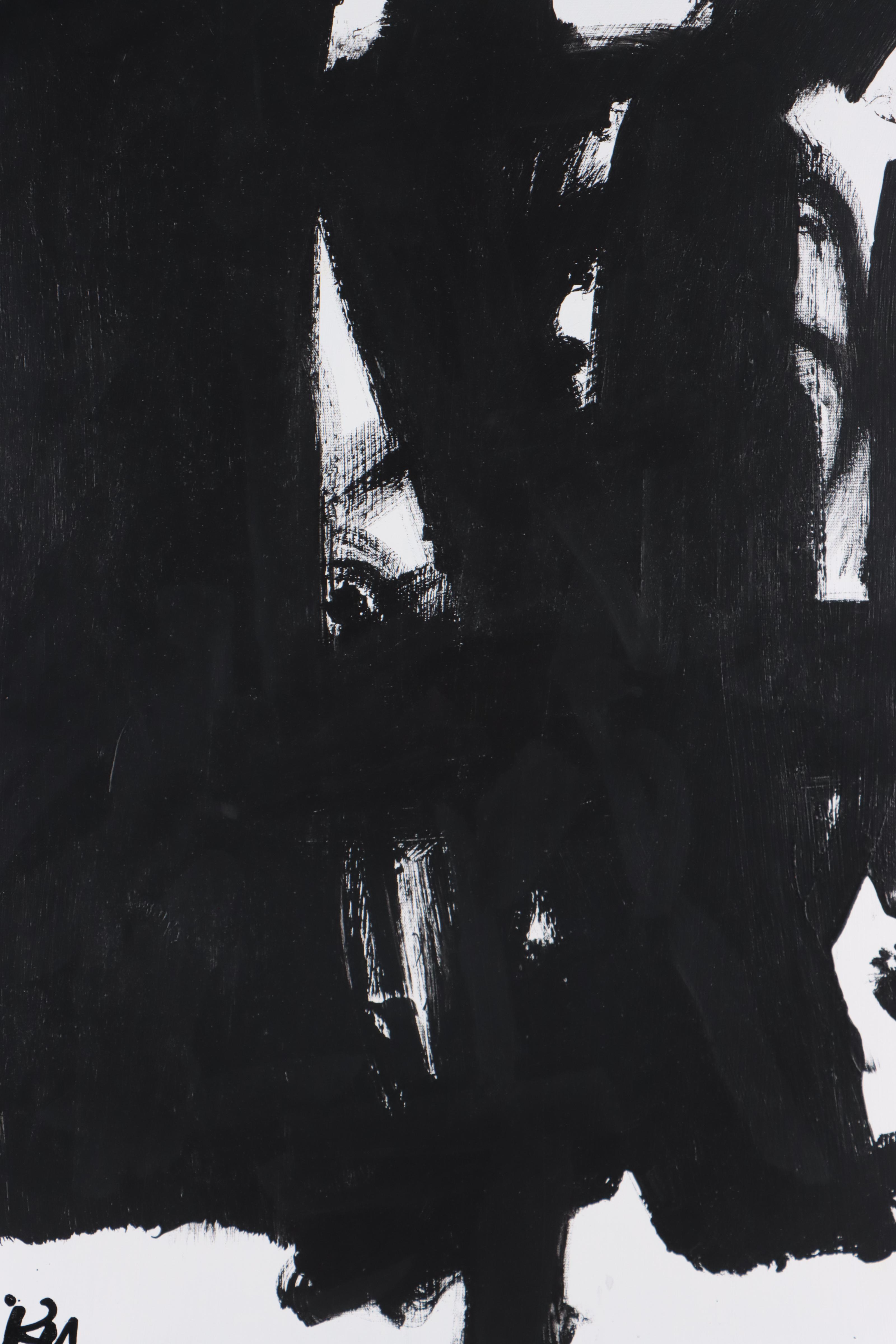 Robbie Kemper Abstract Acrylic Painting "Dynamic Balance," 21st Century