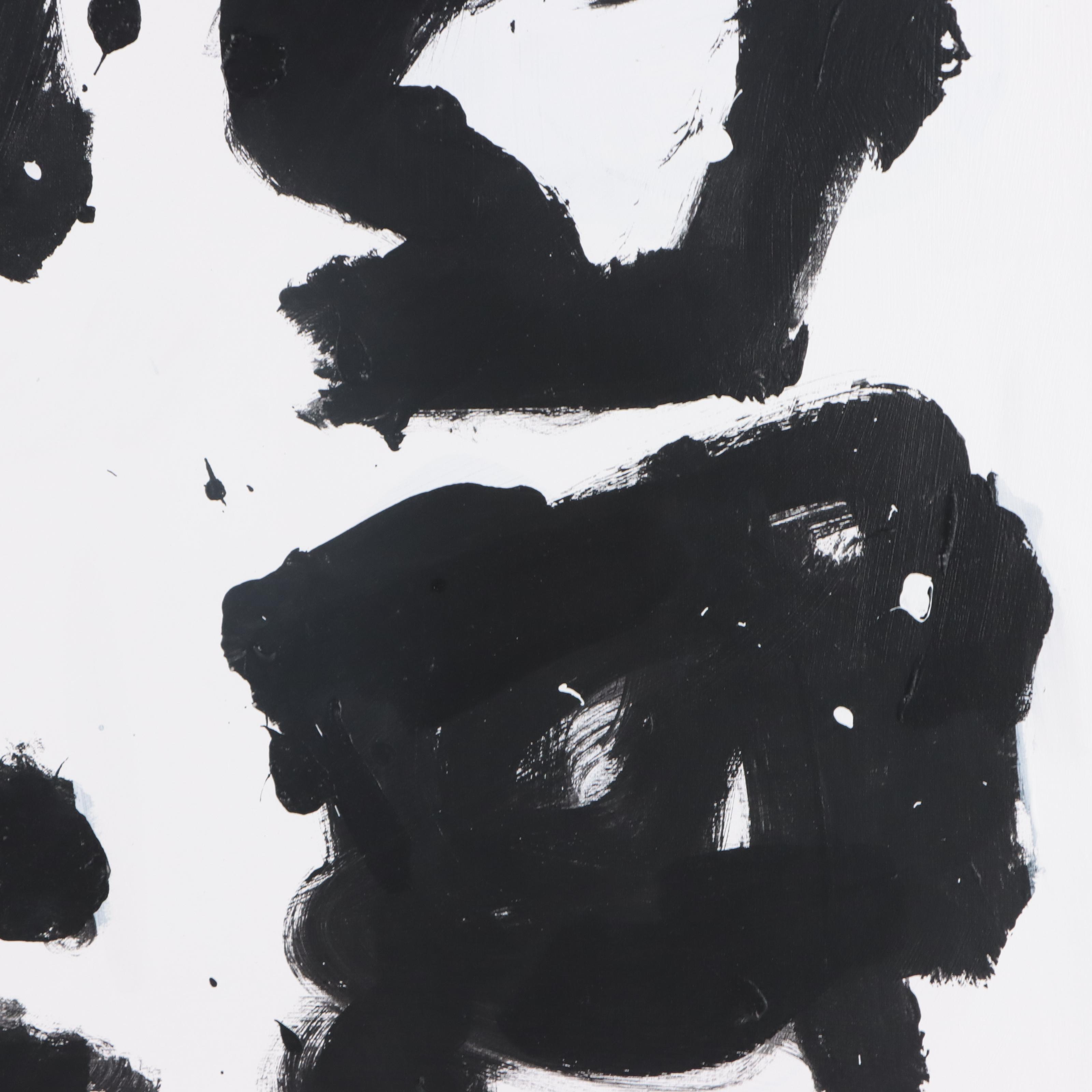 Robbie Kemper Abstract Acrylic Painting "Four Bye," 21st Century