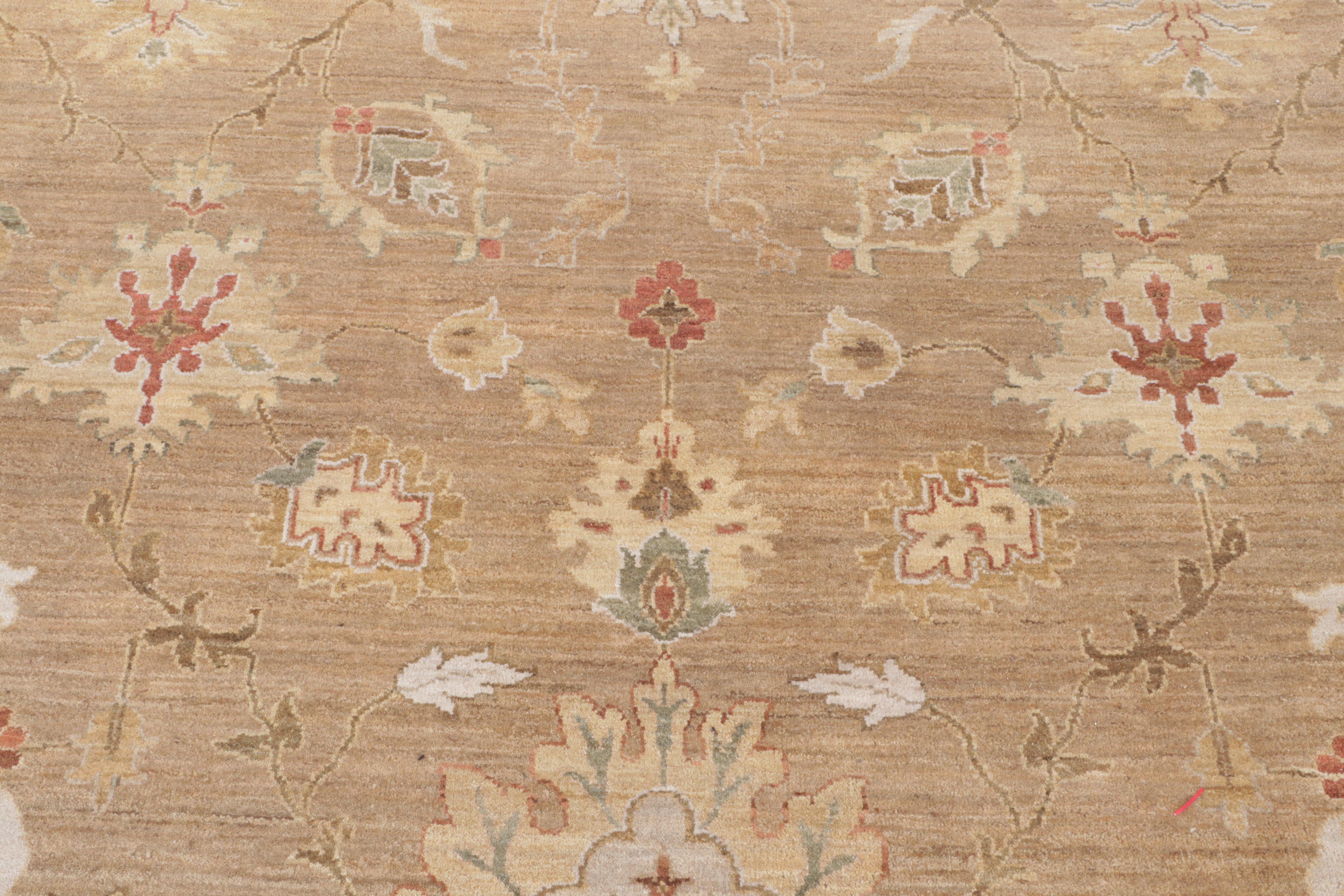 10' x 14'4 Hand-Knotted Pakistani Peshawar Room Sized Rug