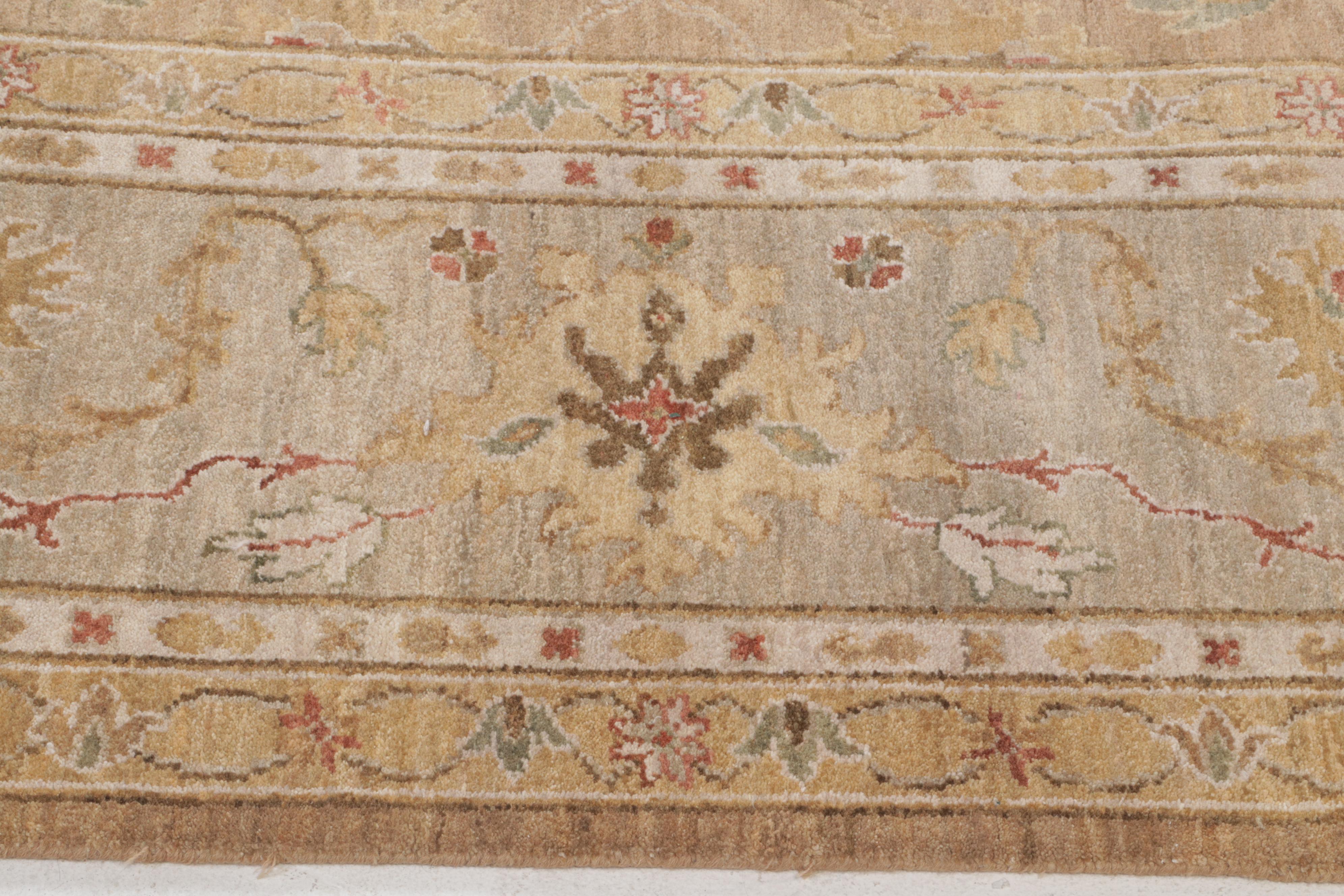 10' x 14'4 Hand-Knotted Pakistani Peshawar Room Sized Rug