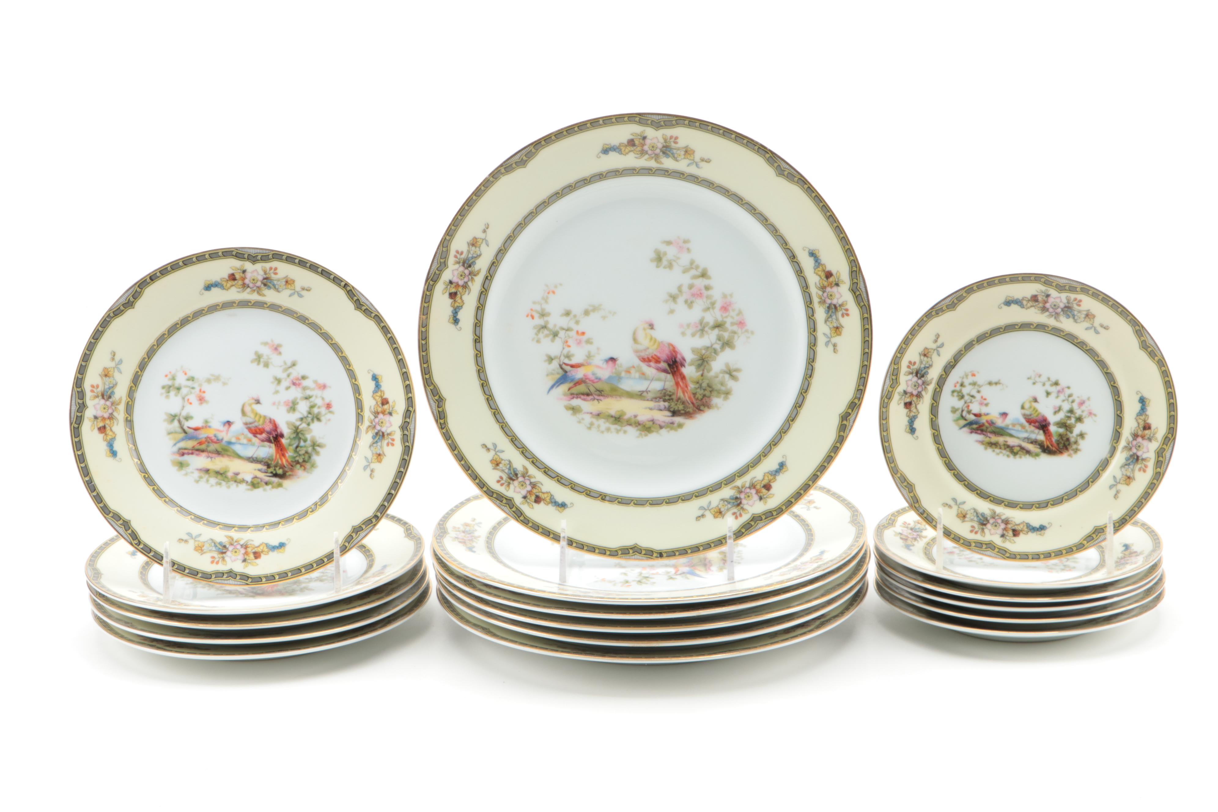 Noritake "Windsor" Porcelain Dinnerware and Serveware, circa 1921