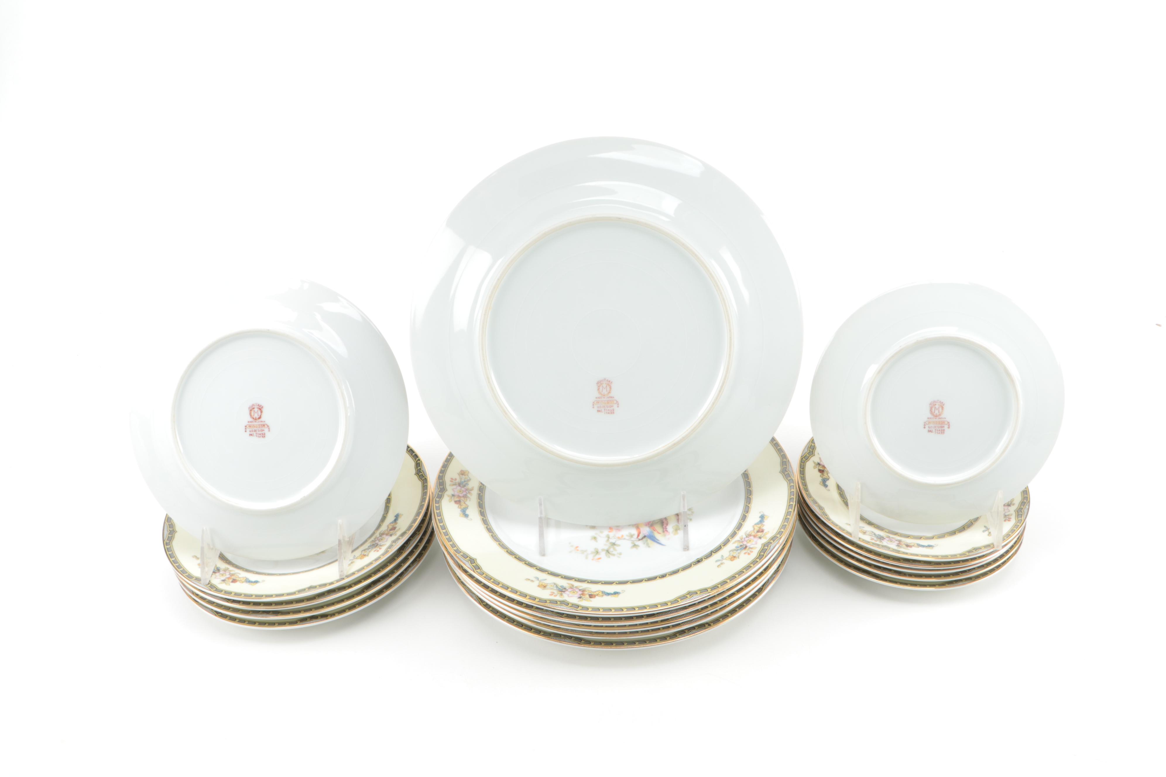 Noritake "Windsor" Porcelain Dinnerware and Serveware, circa 1921