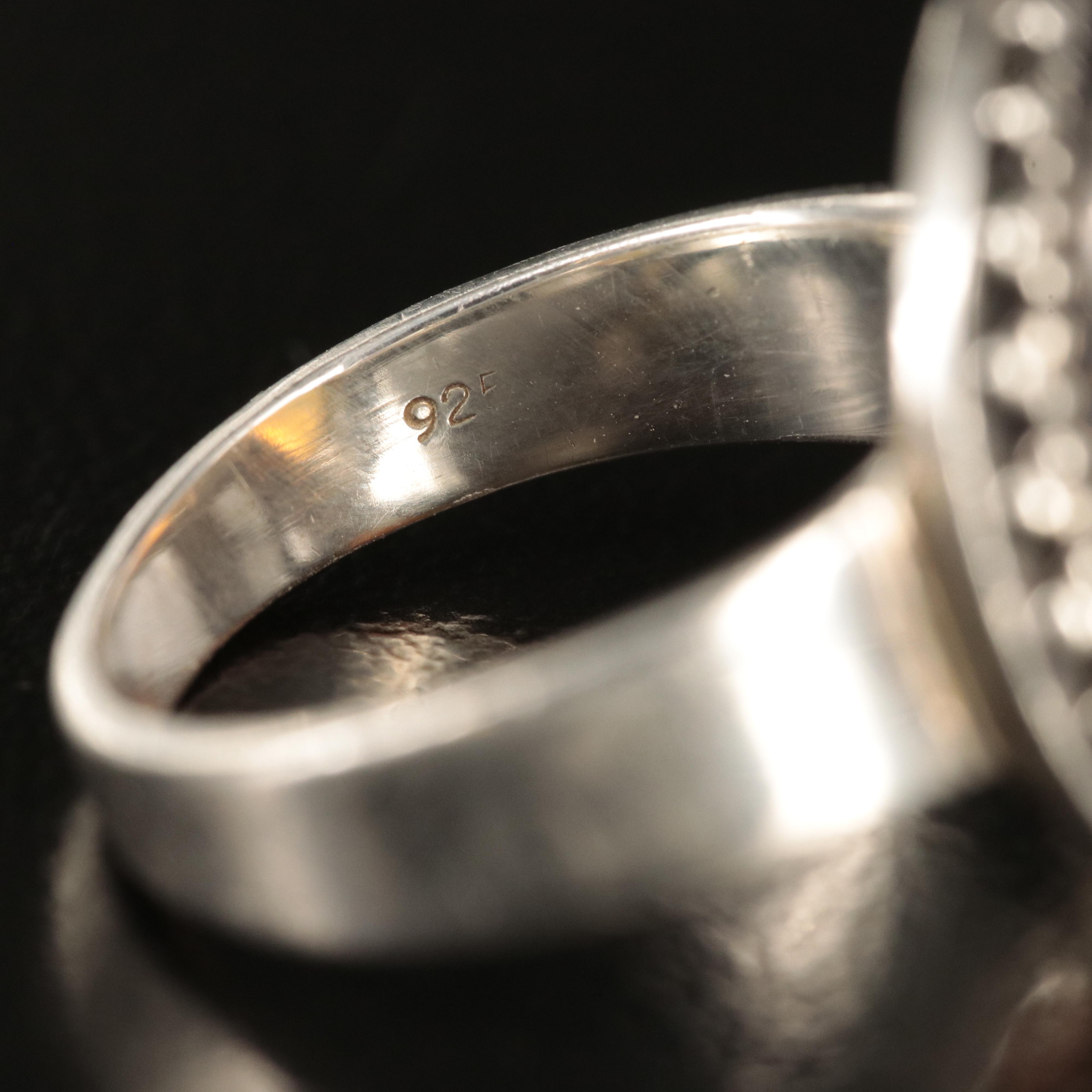 Sterling Opal Ring with Granulation Accents