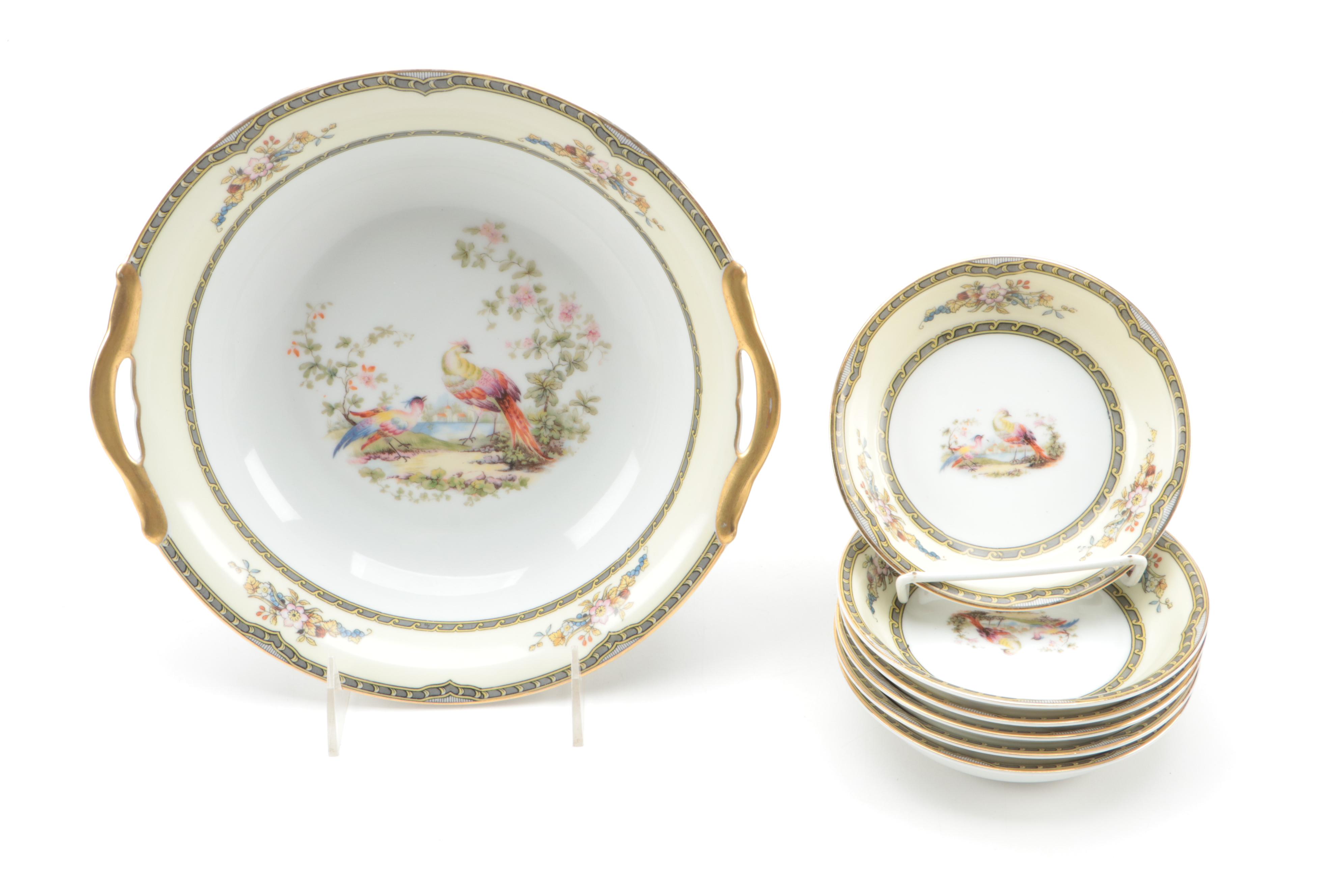 Noritake "Windsor" Porcelain Dinnerware and Serveware, circa 1921