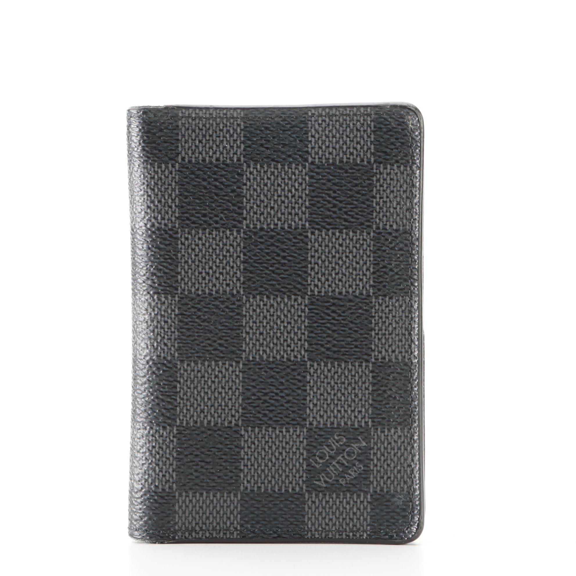 Louis Vuitton Organizer de Poche in Damier Graphite Canvas and Leather