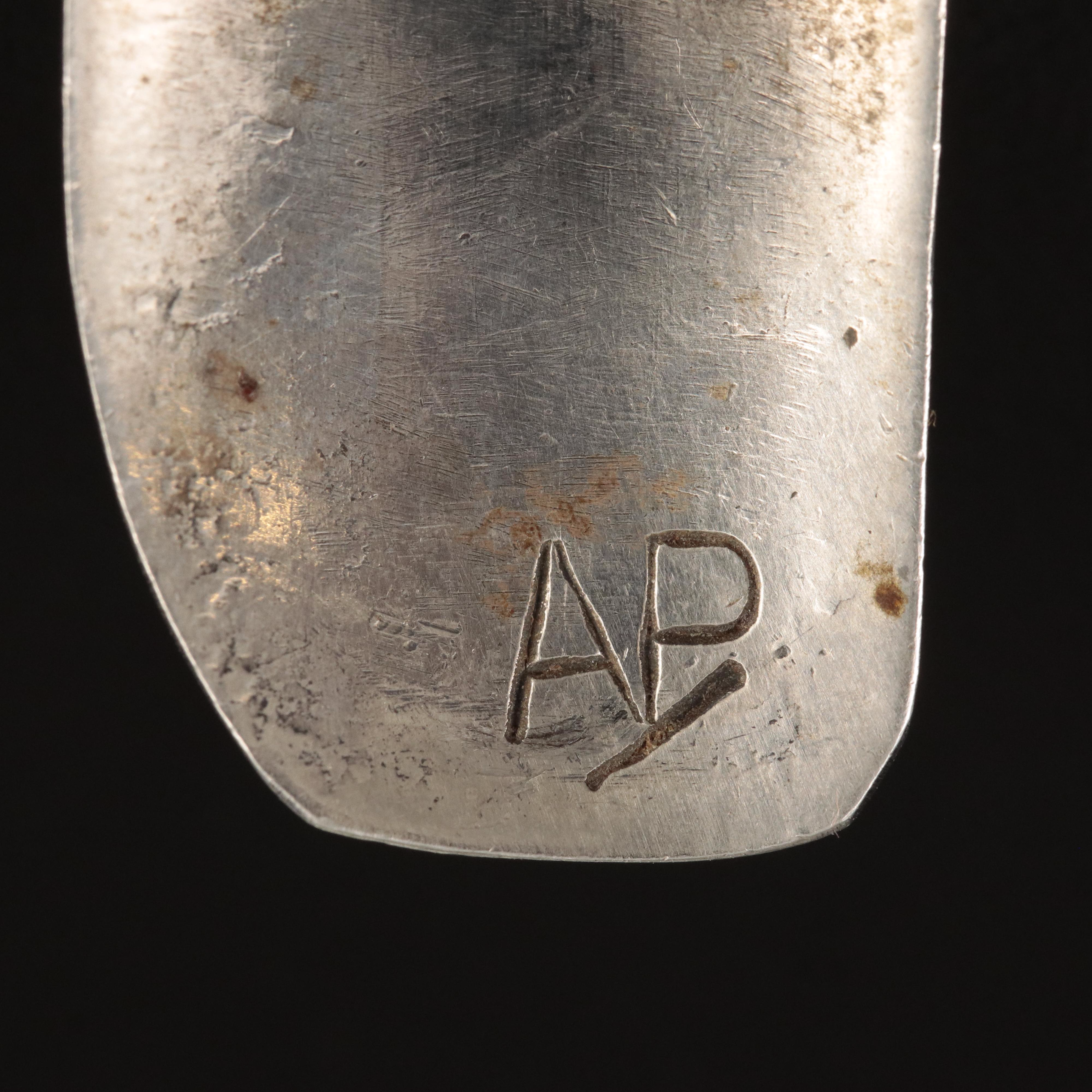 Agnes Platero Navajo Diné Sterling Textured Turquoise Earrings