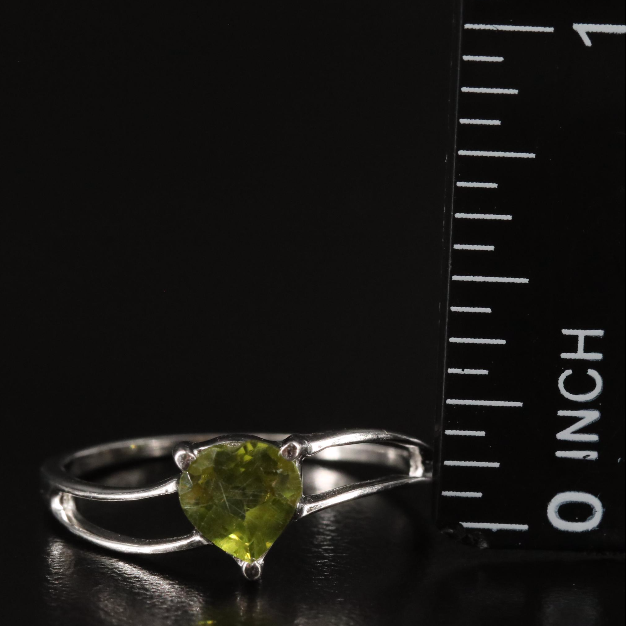 Sterling Peridot Ring