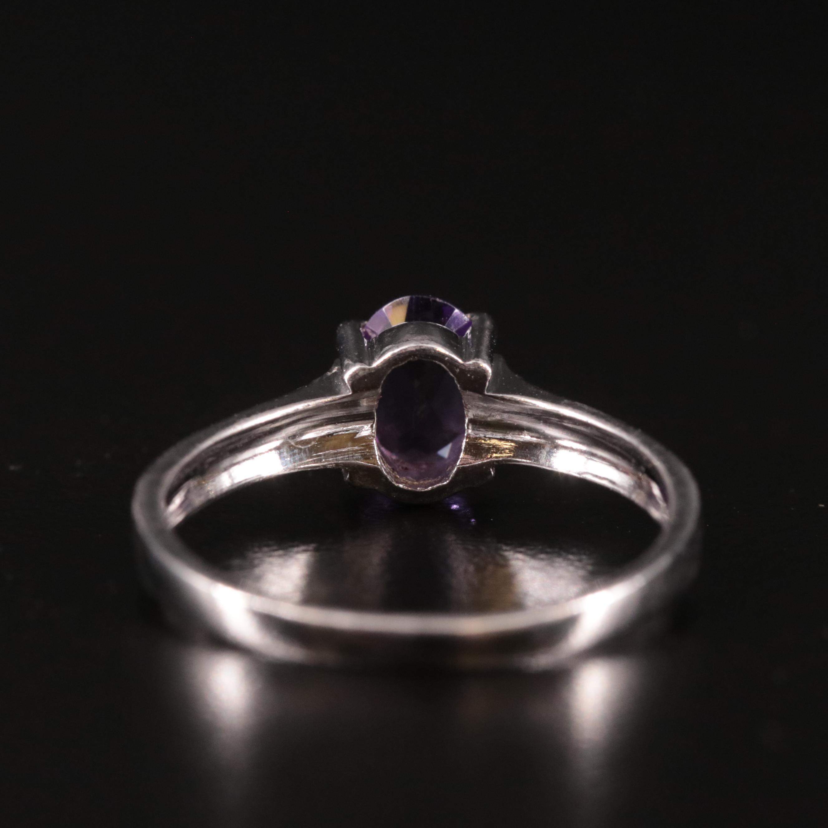 Sterling Amethyst Ring