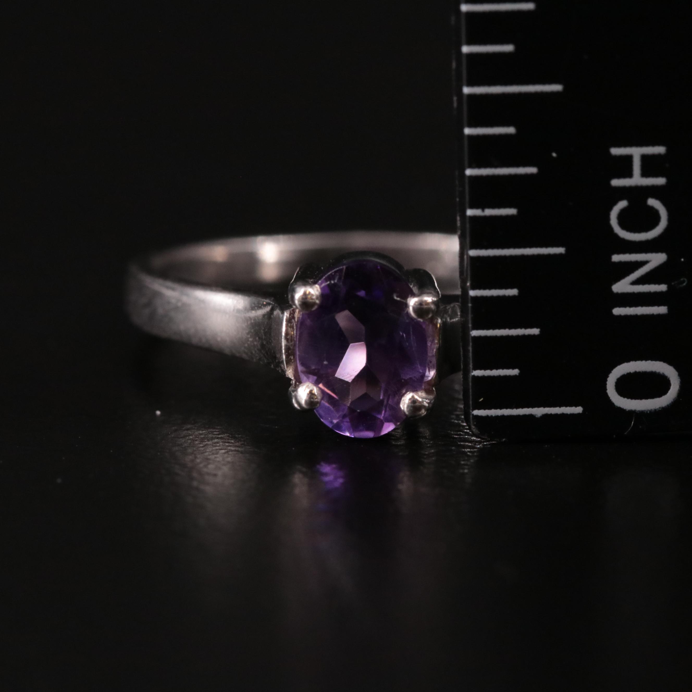 Sterling Amethyst Ring