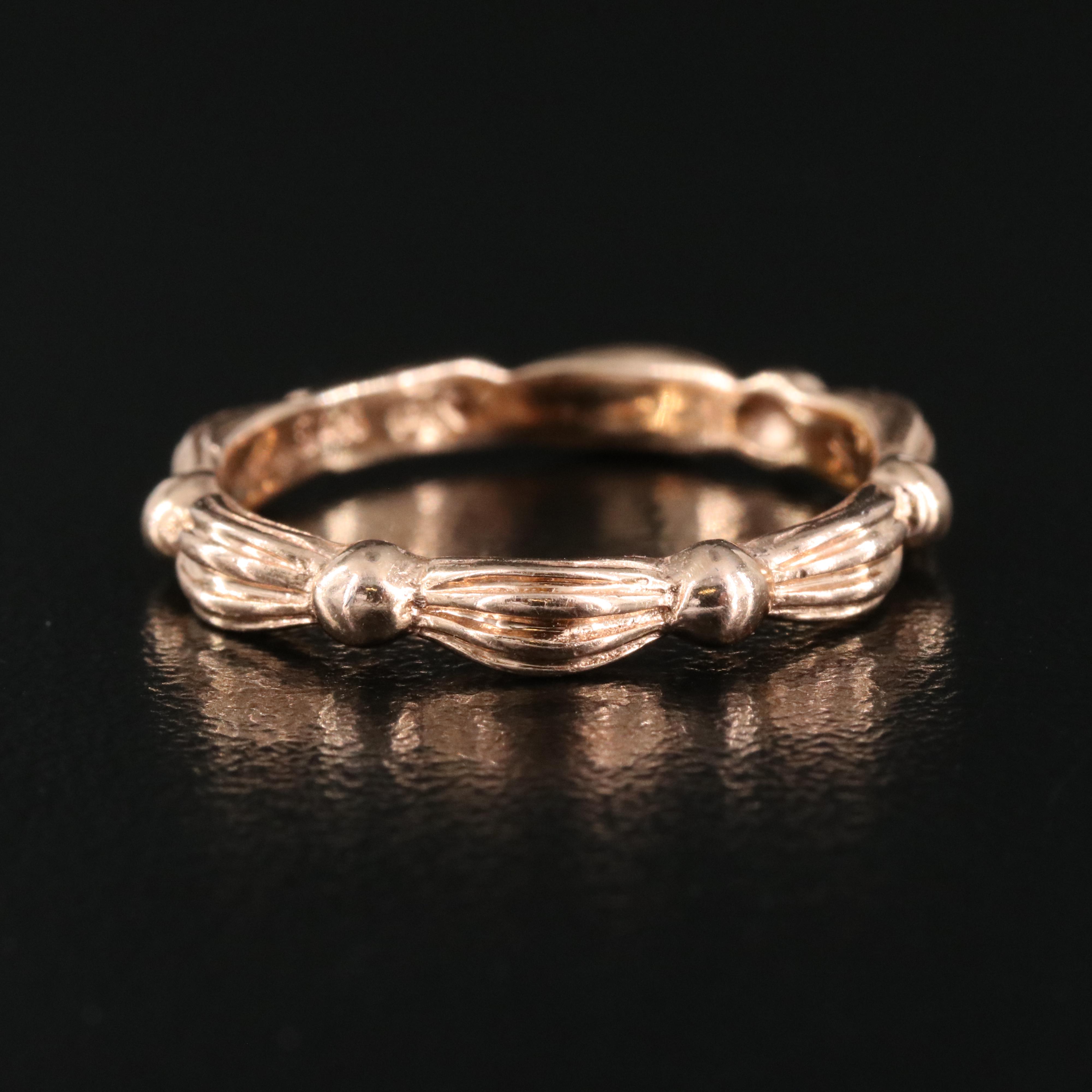 14K Rose Gold Band