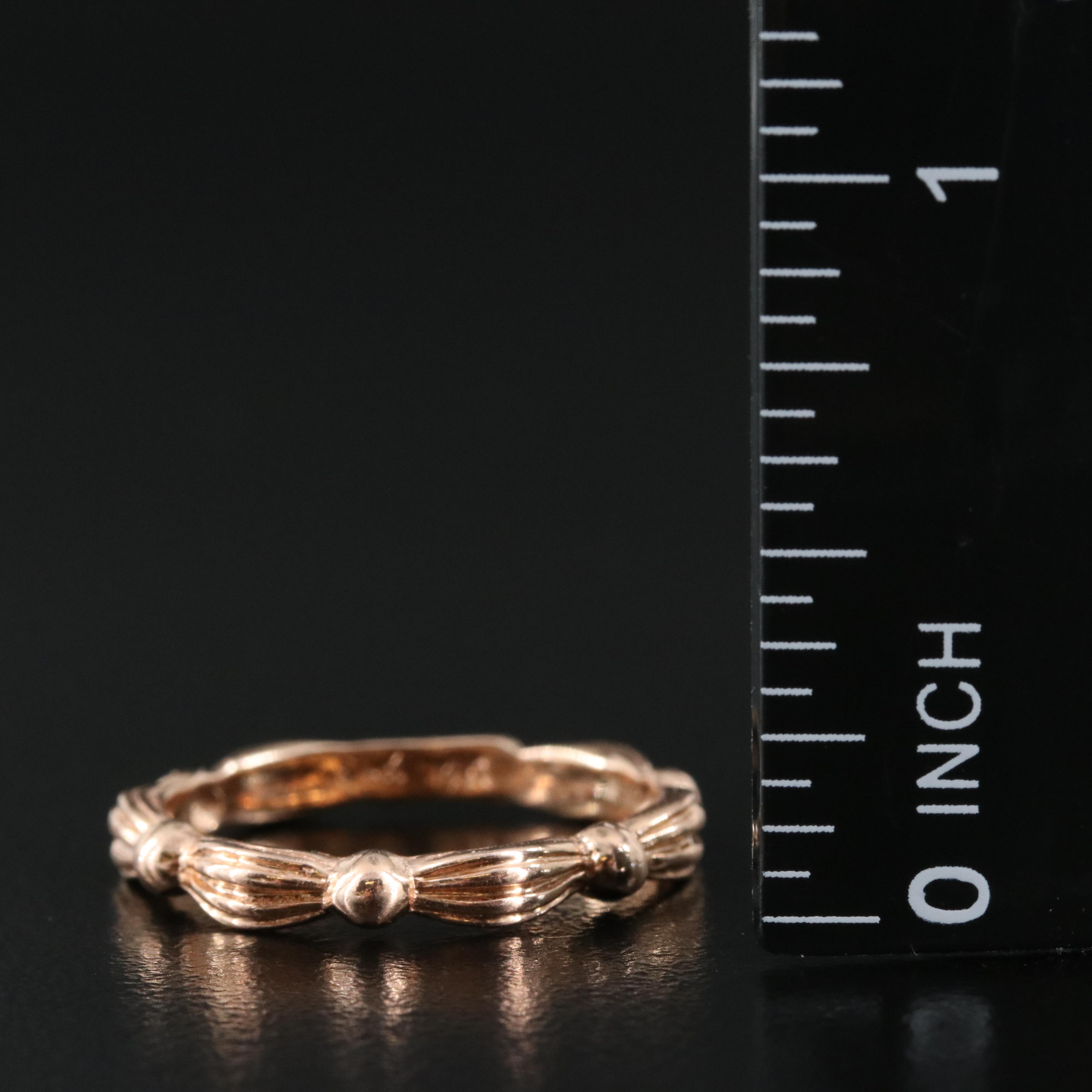 14K Rose Gold Band