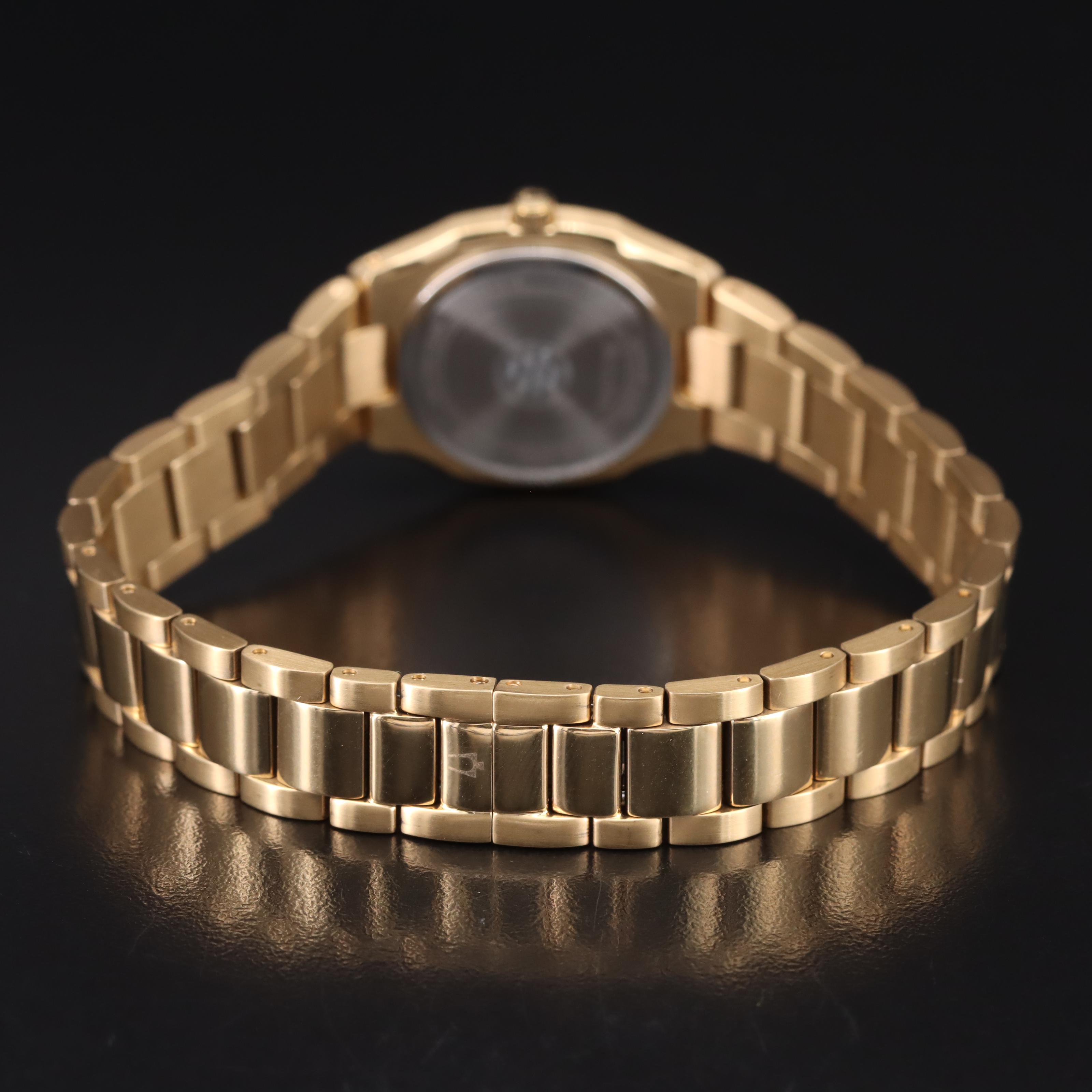 Bulova Diamond and Mother-of-Pearl Dial Watch