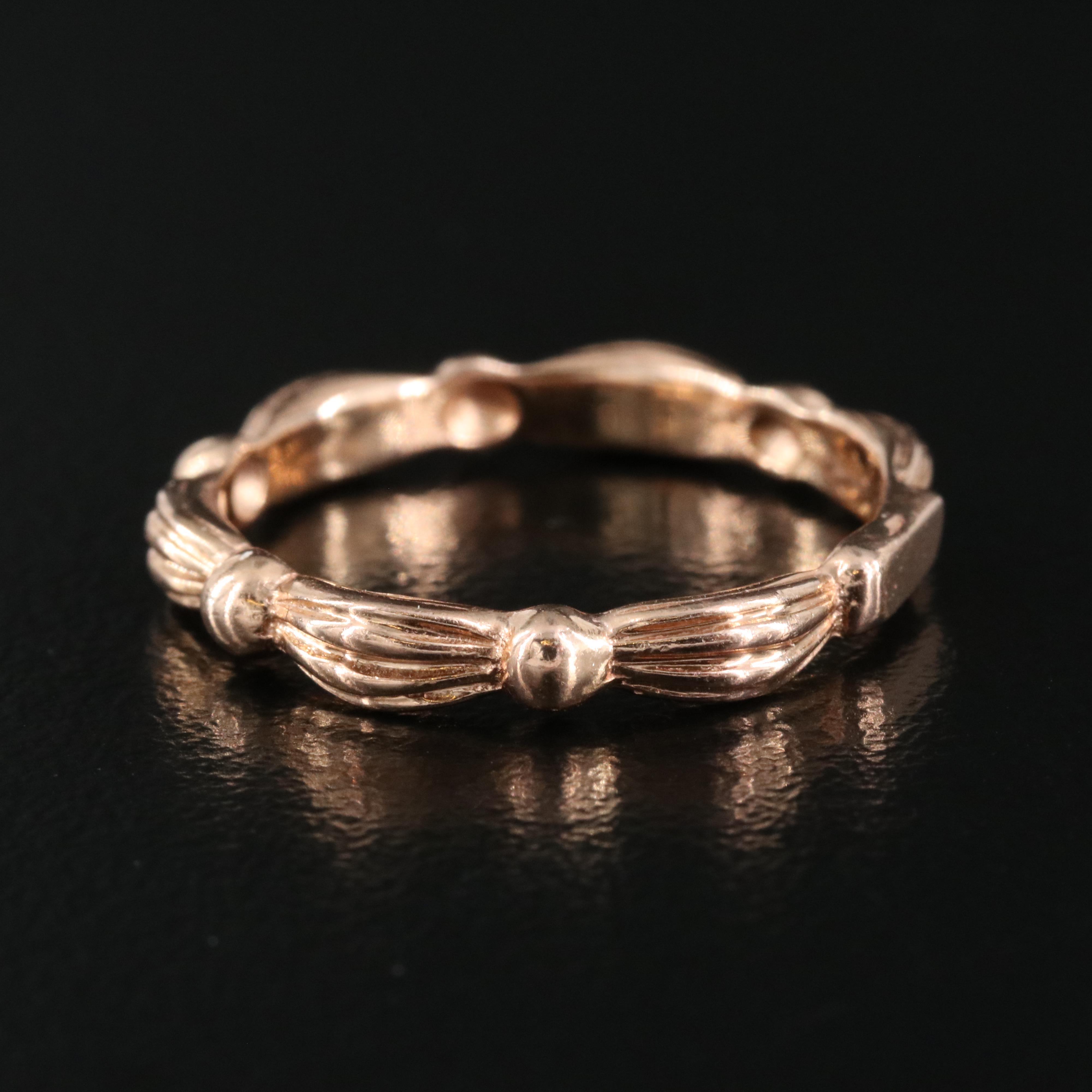 14K Rose Gold Band