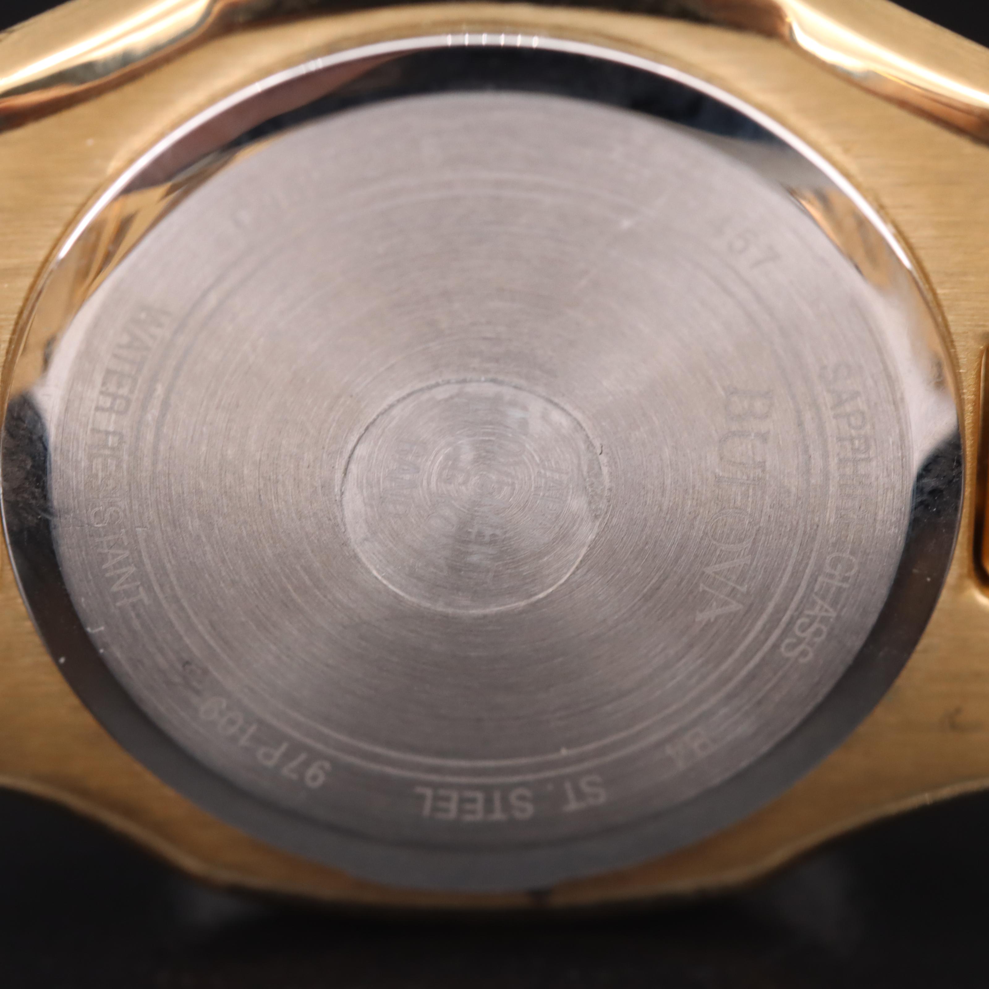 Bulova Diamond and Mother-of-Pearl Dial Watch