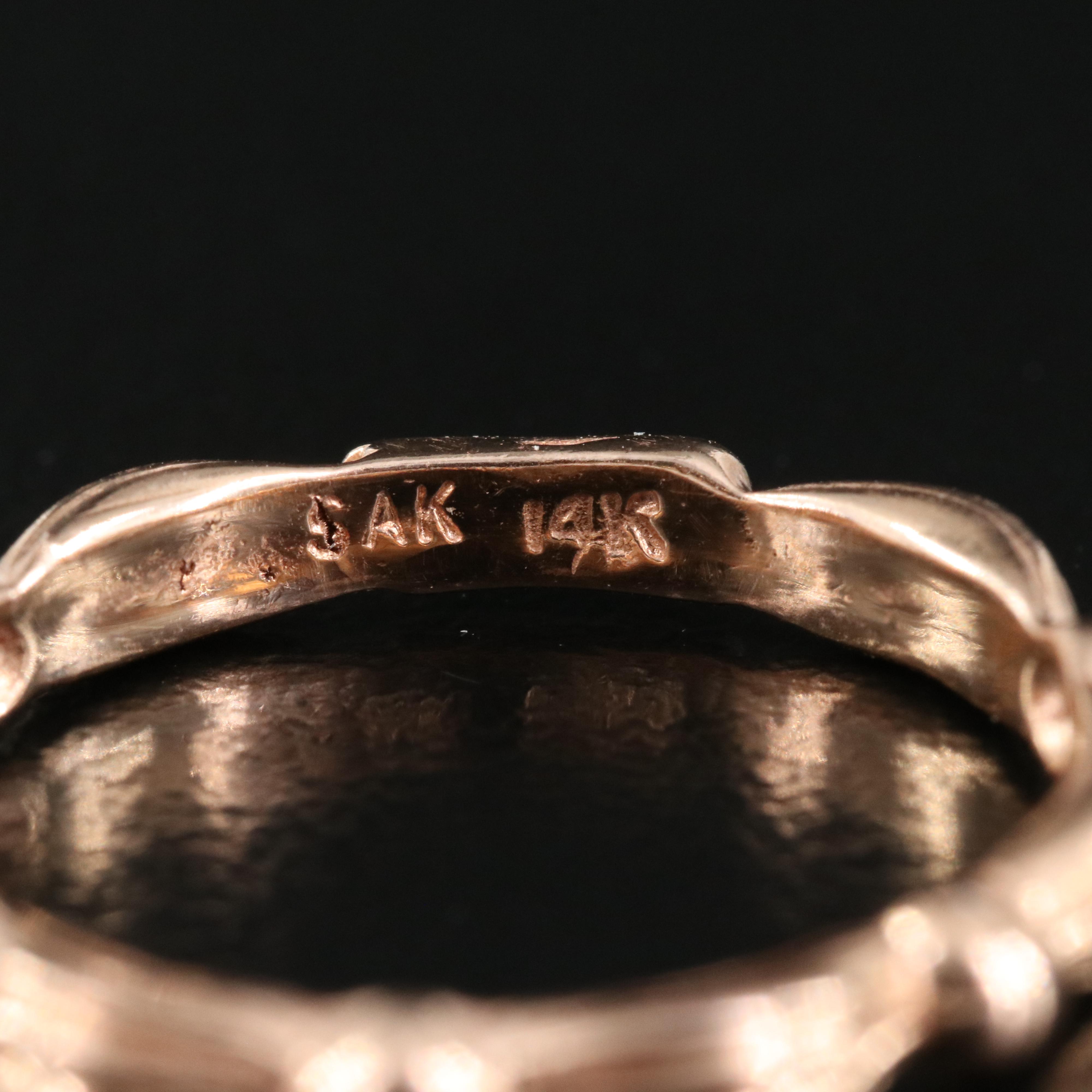 14K Rose Gold Band