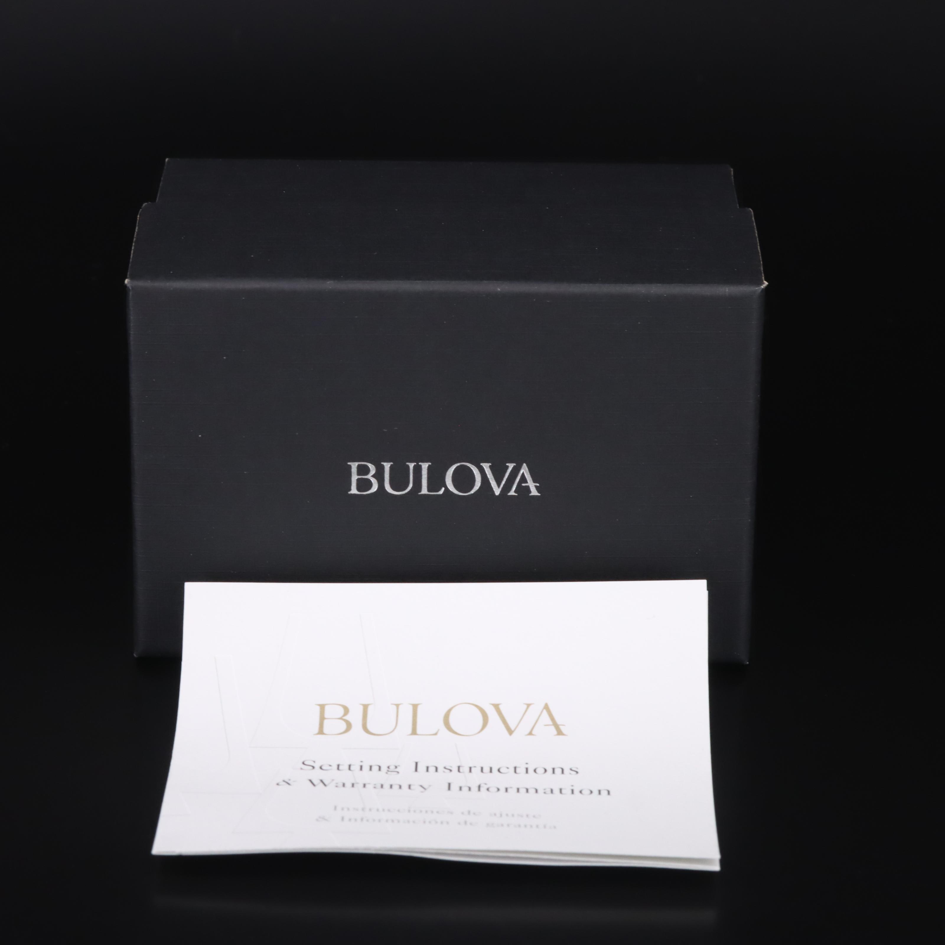 Bulova Diamond and Mother-of-Pearl Dial Watch