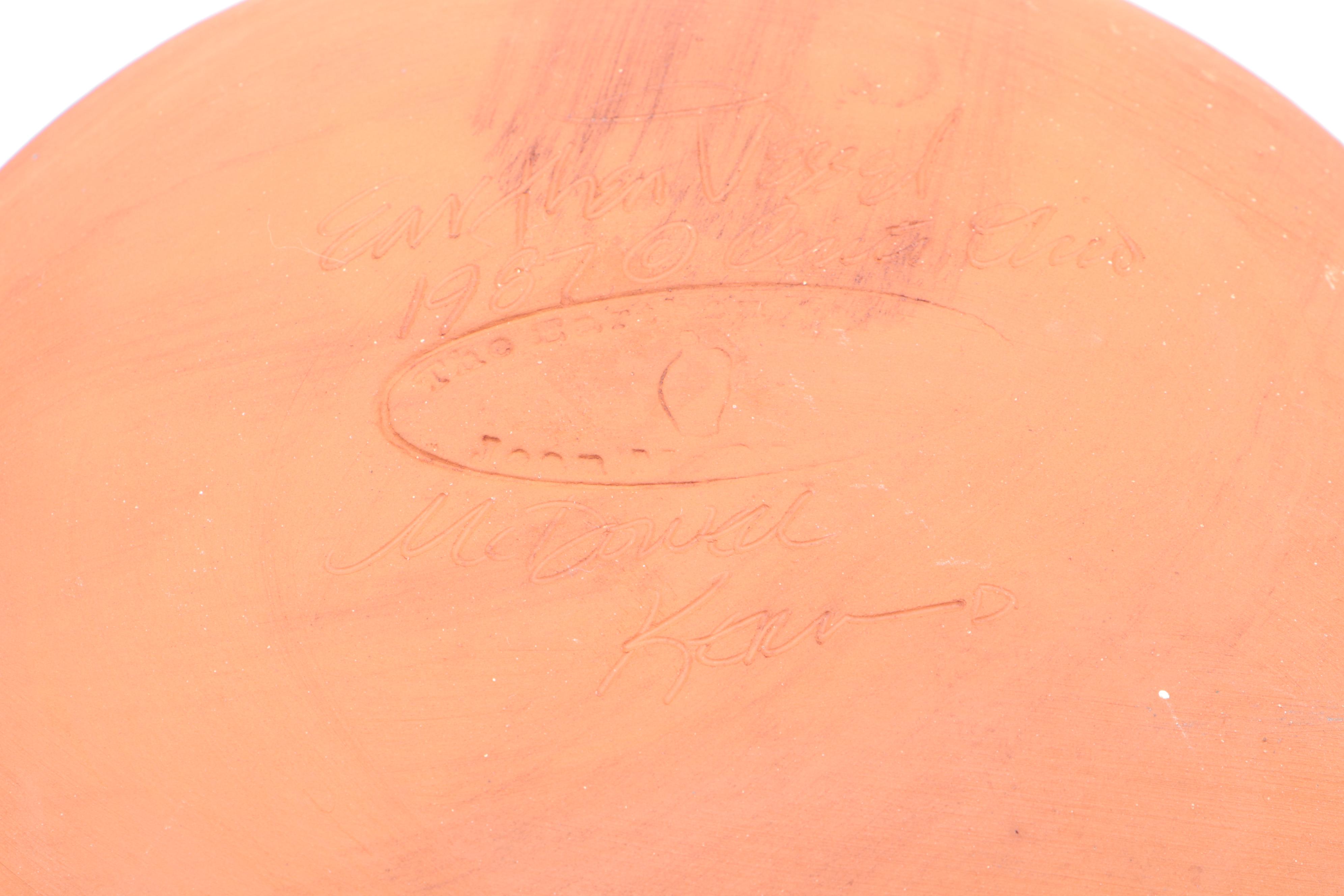 The Earthen Vessel Slip Glazed Herb Plates, 1986-1988