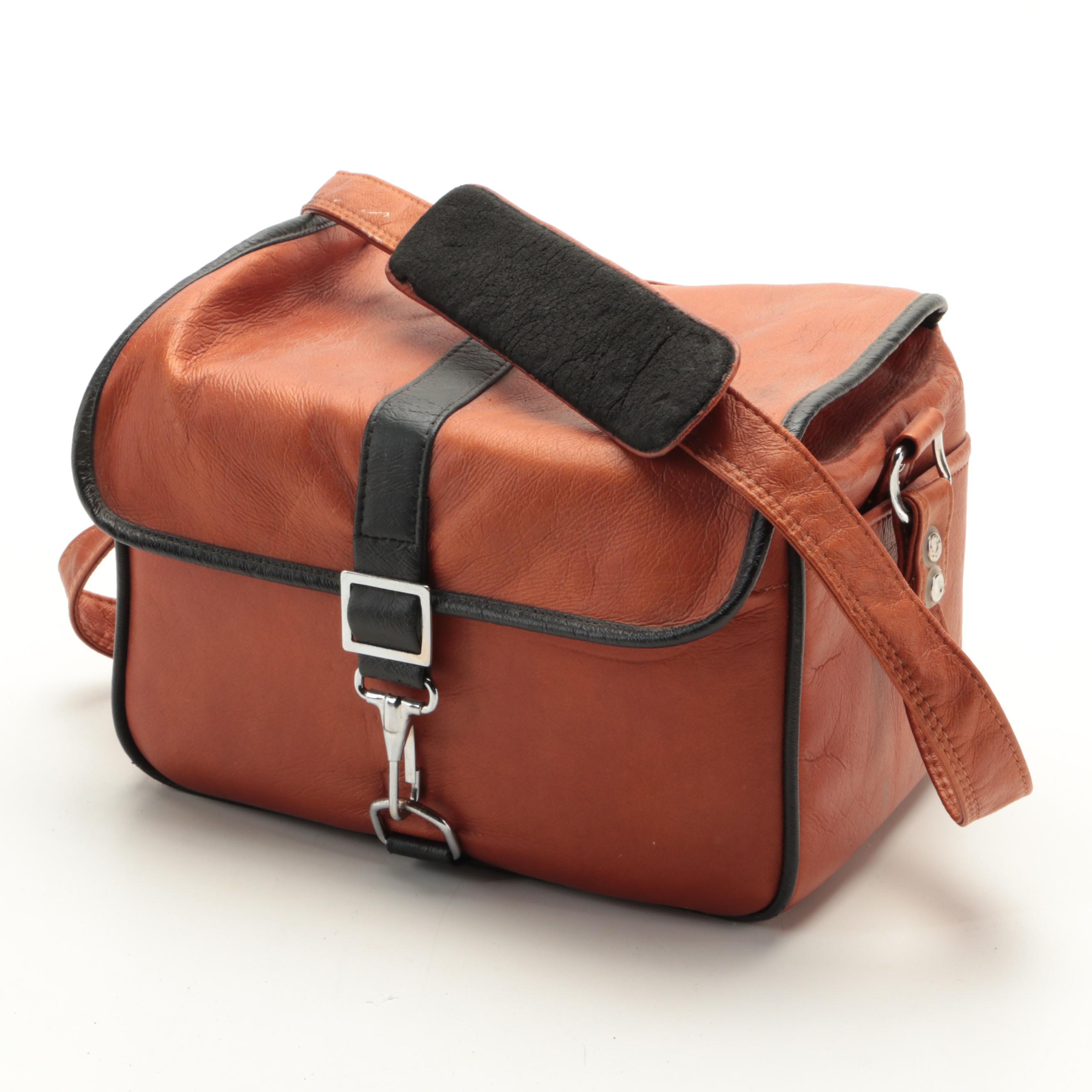 Petri 35mm Camera With Lenses, Film and Leather Case, Late 20th Century