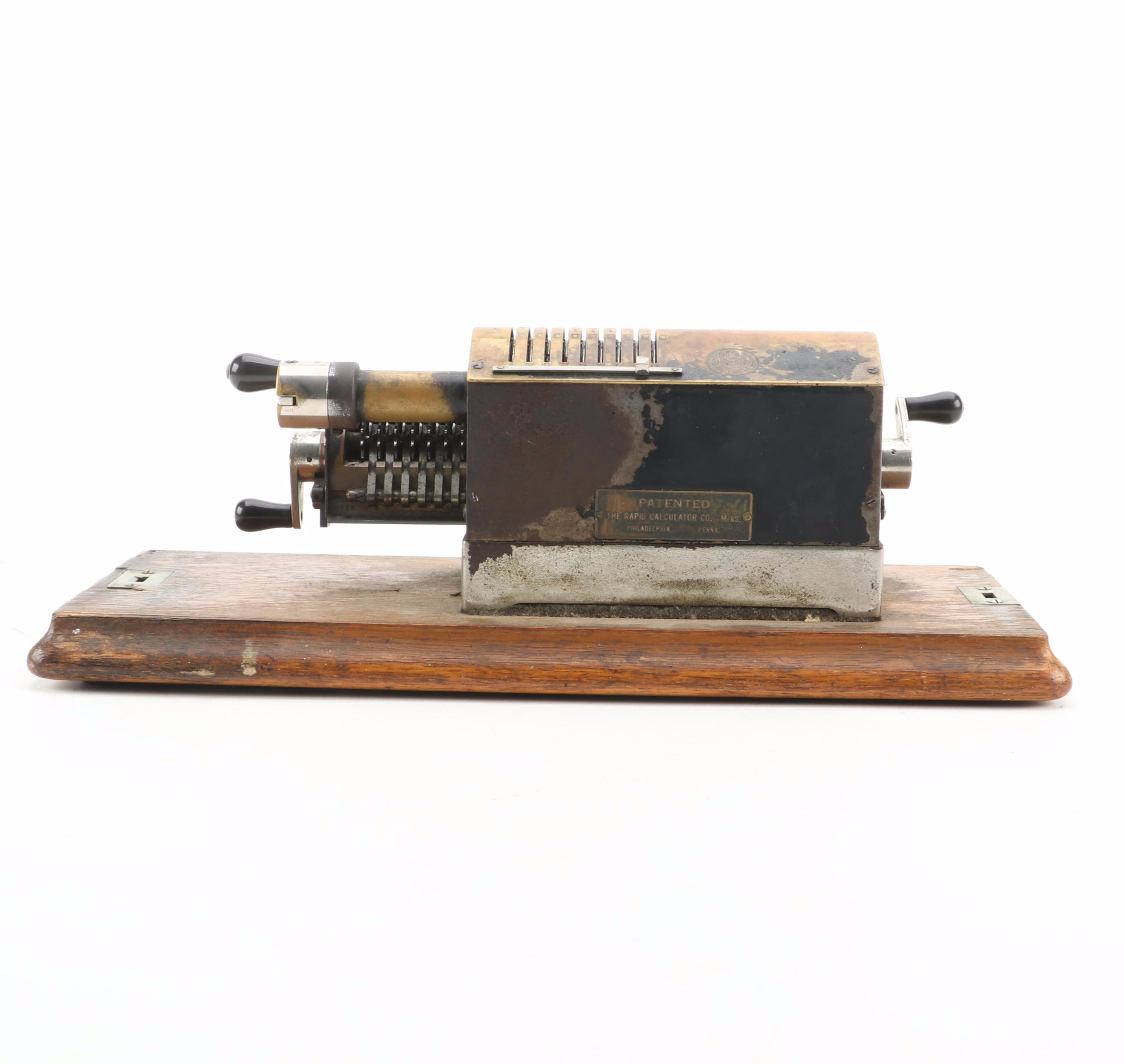 S. W. Allen Company Rapid Calculator Machine, Early 20th Century