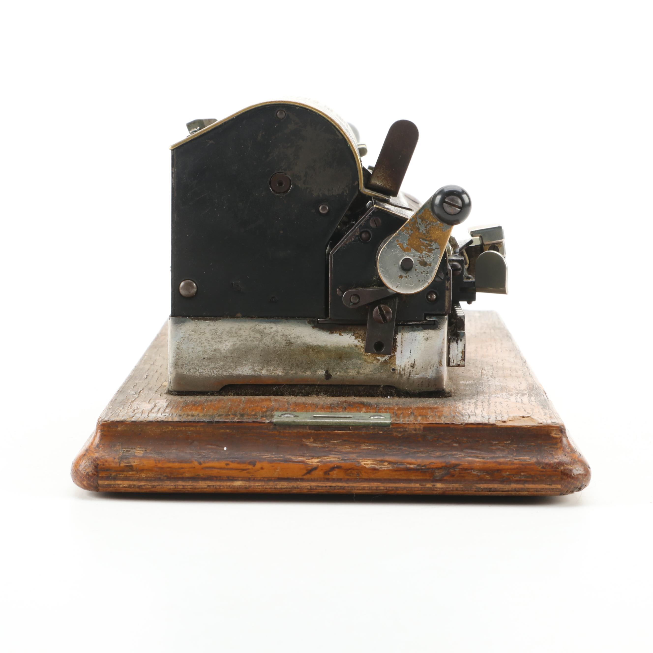 S. W. Allen Company Rapid Calculator Machine, Early 20th Century