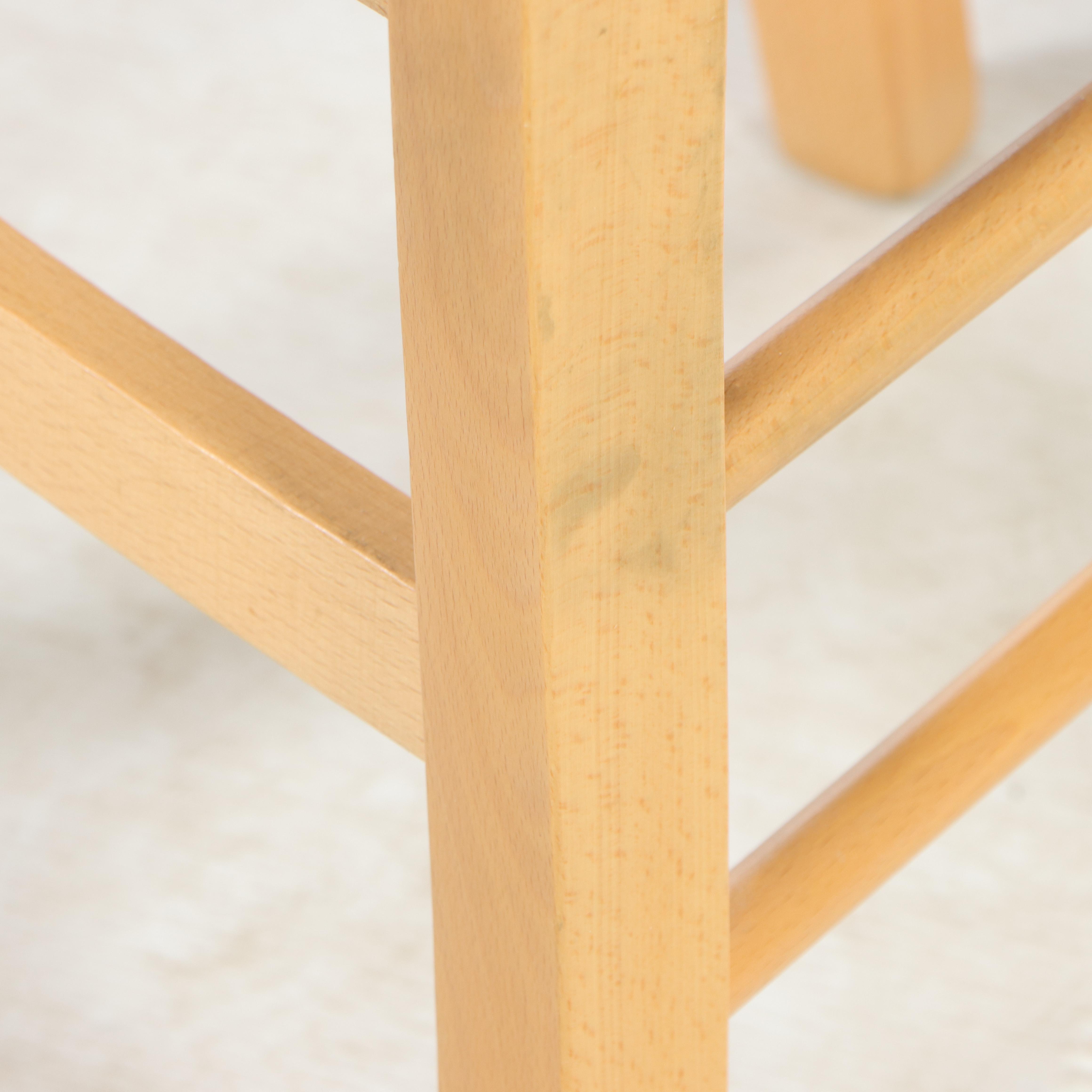 Four French Provincial Style Beech Side Chairs