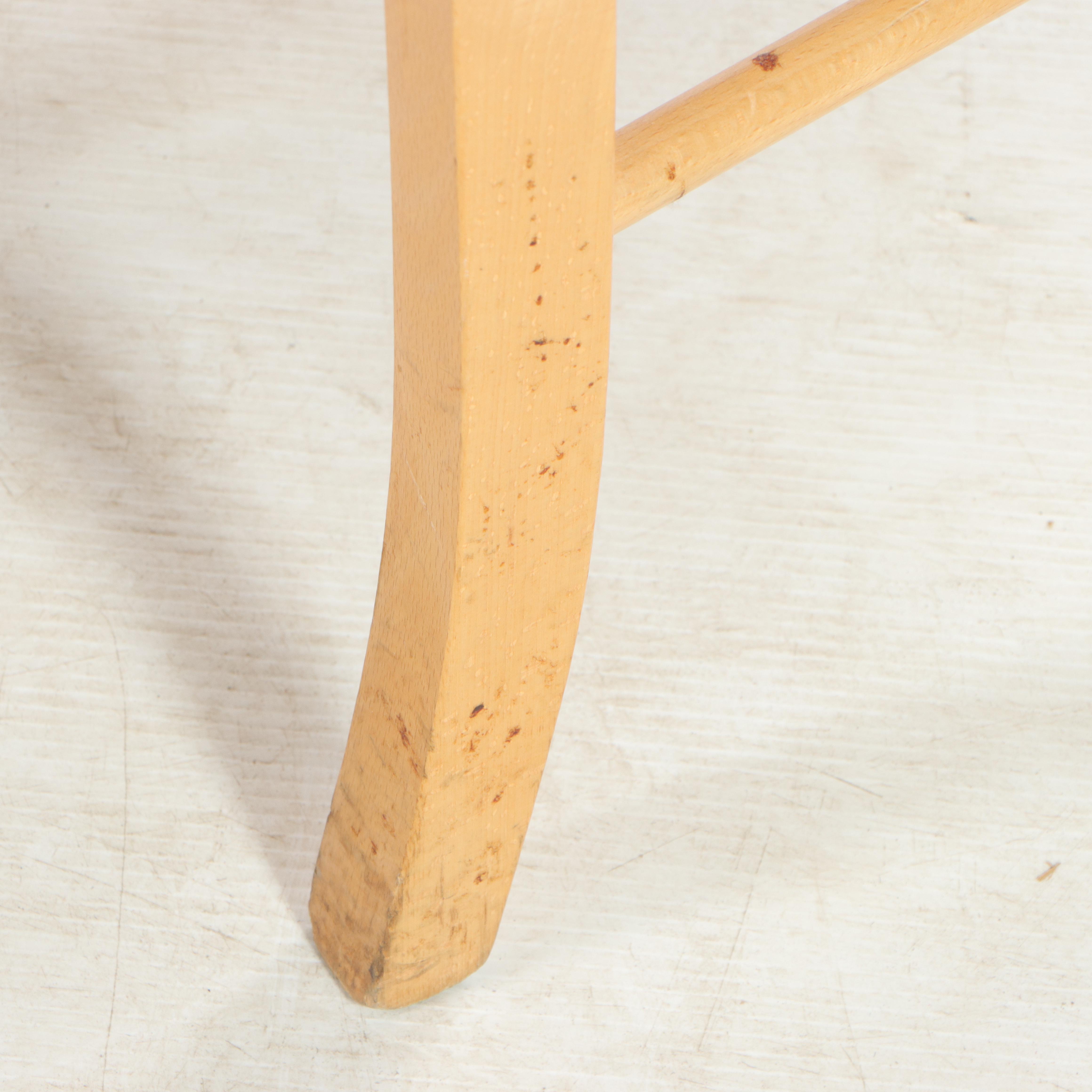 Four French Provincial Style Beech Side Chairs