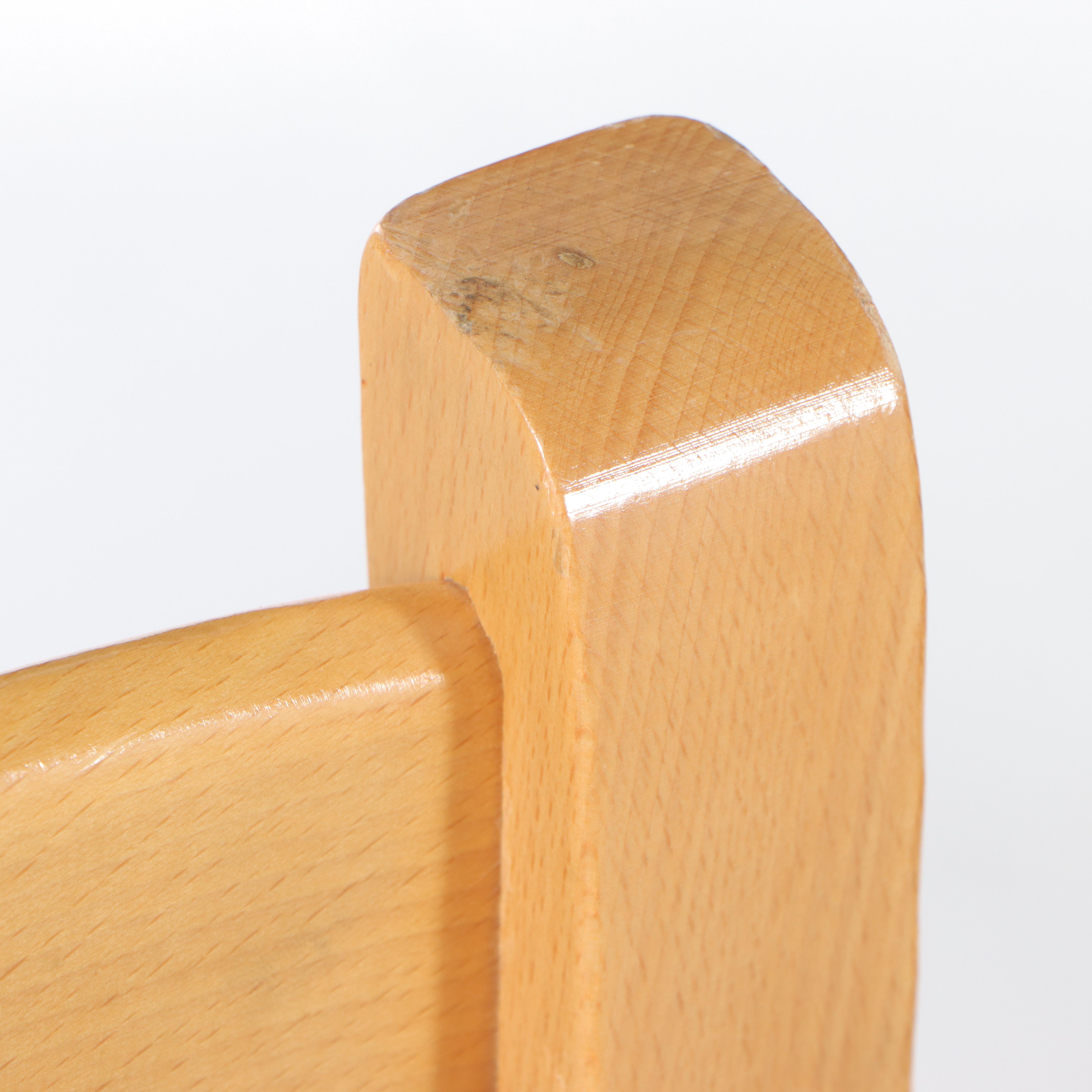 Four French Provincial Style Beech Side Chairs