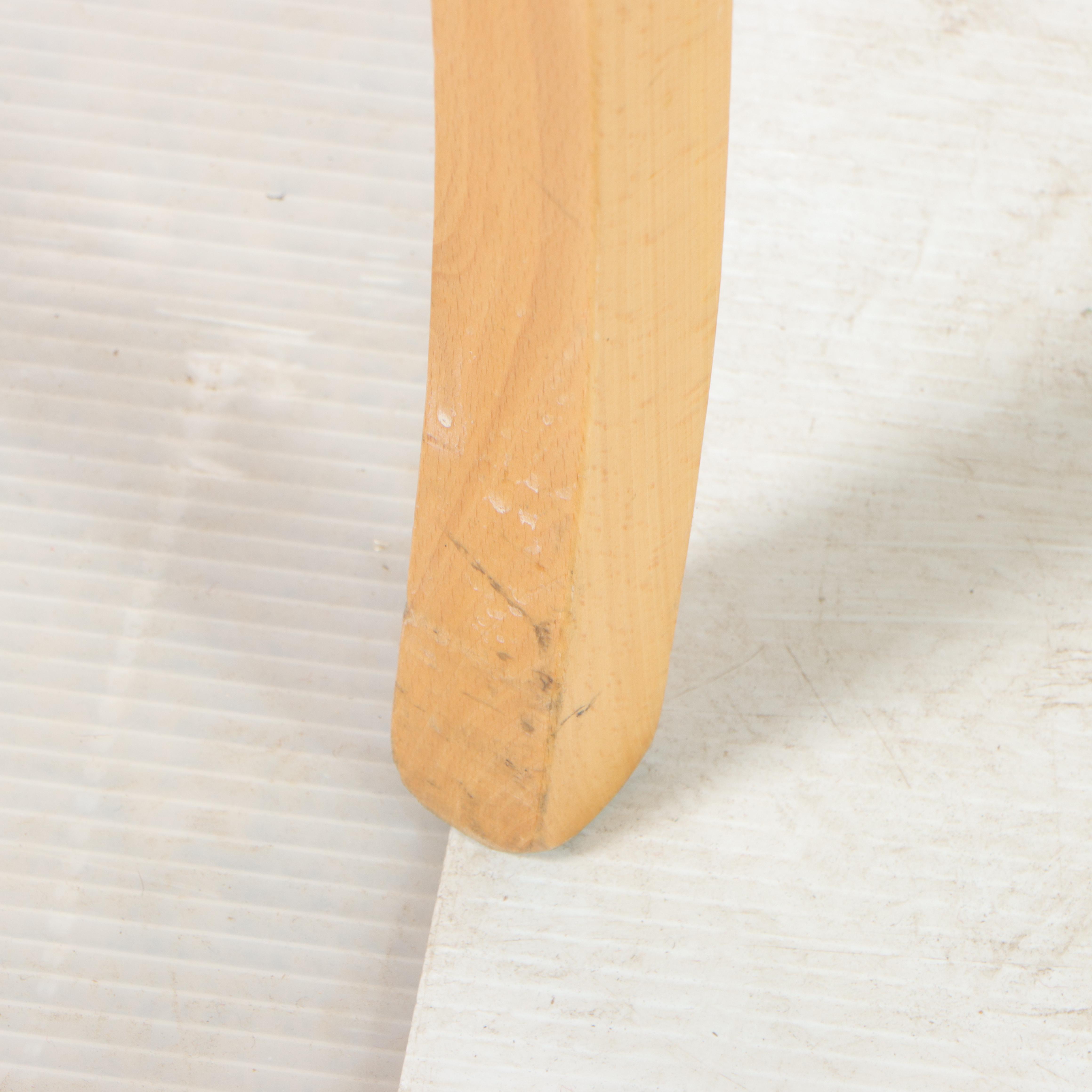 Four French Provincial Style Beech Side Chairs