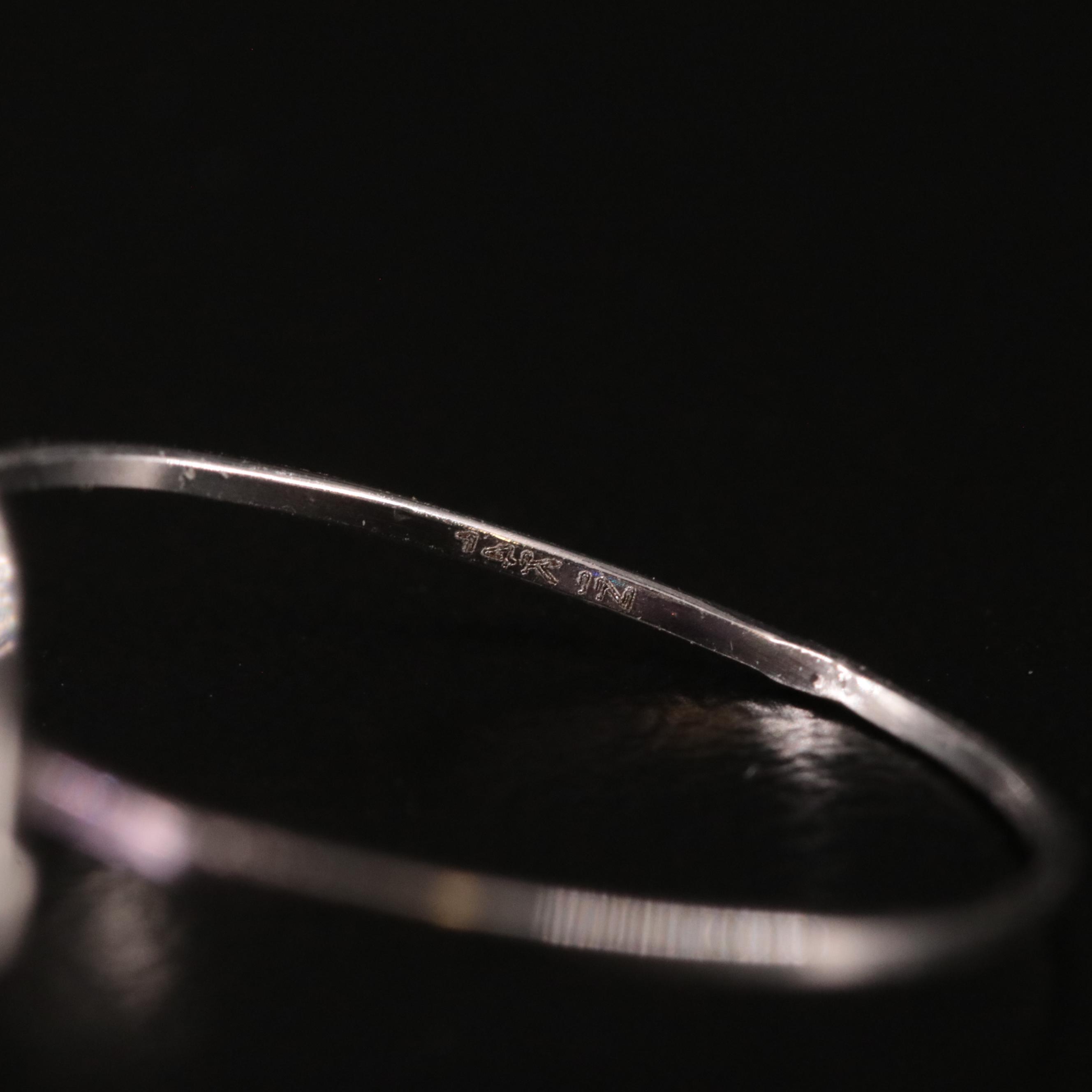 14K Amethyst Solitaire Ring