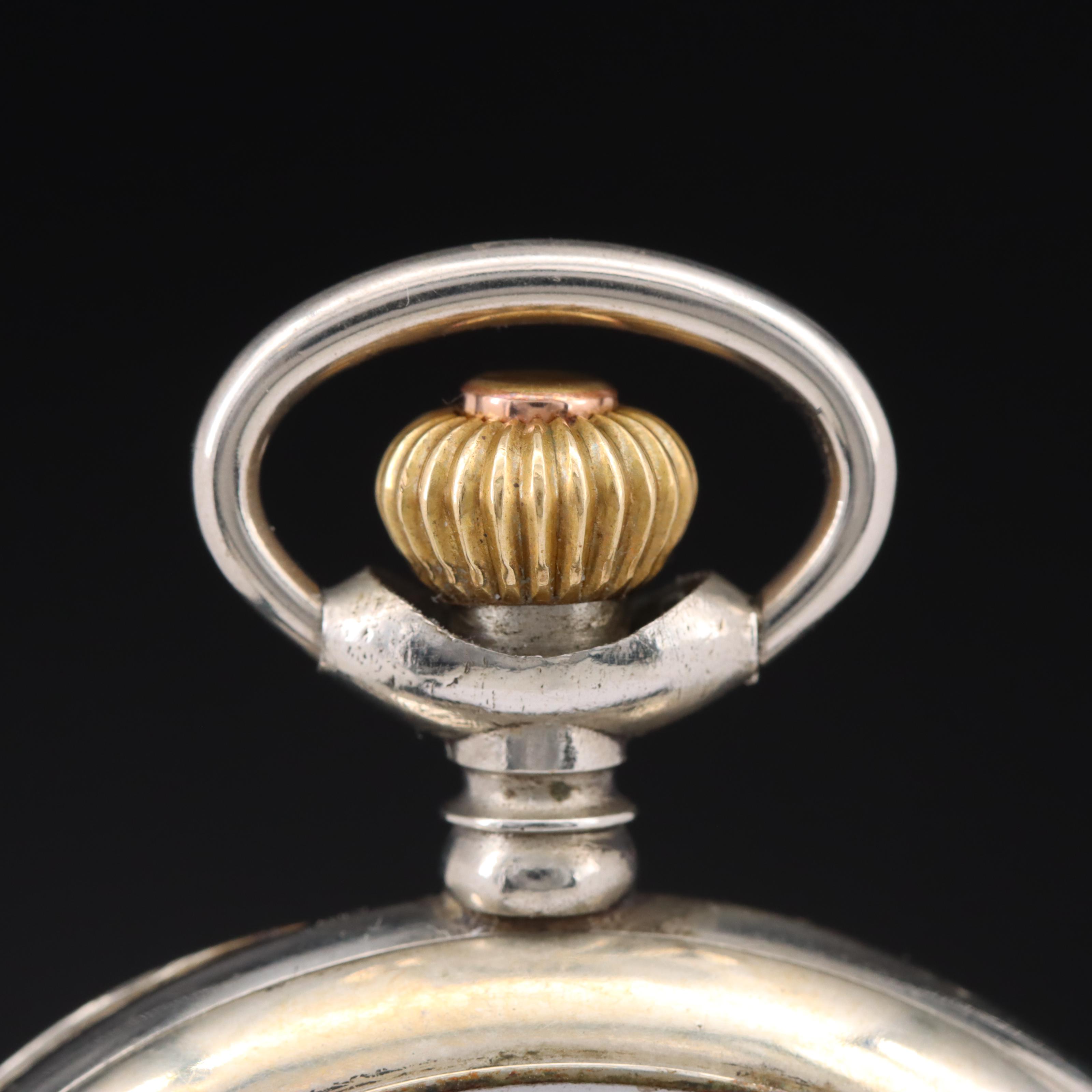 Jerome Park Swiss Gallet Chronograph Pocket Watch