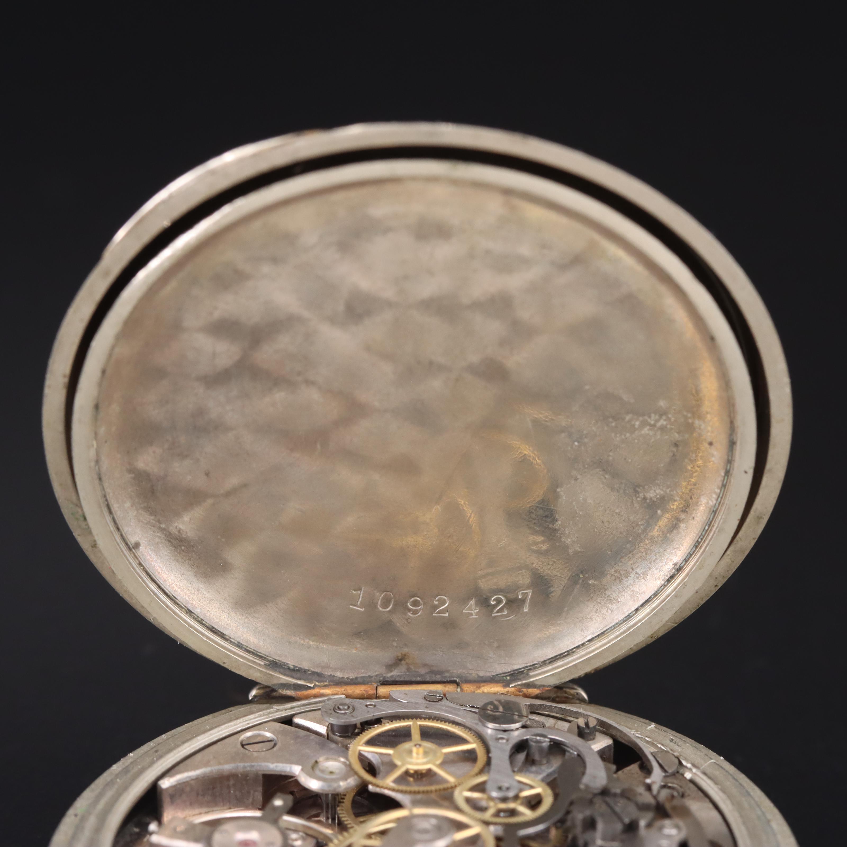 Jerome Park Swiss Gallet Chronograph Pocket Watch