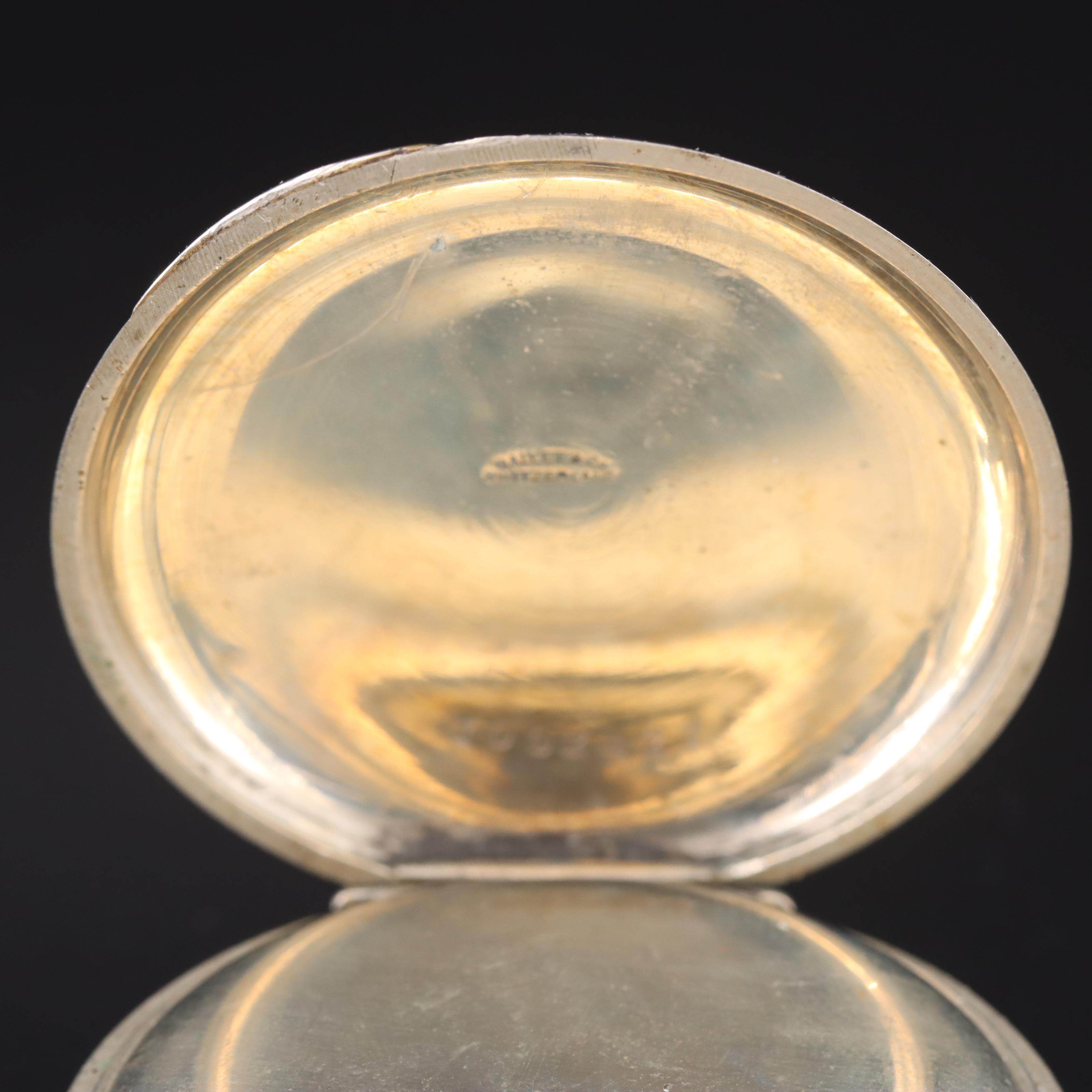 Jerome Park Swiss Gallet Chronograph Pocket Watch