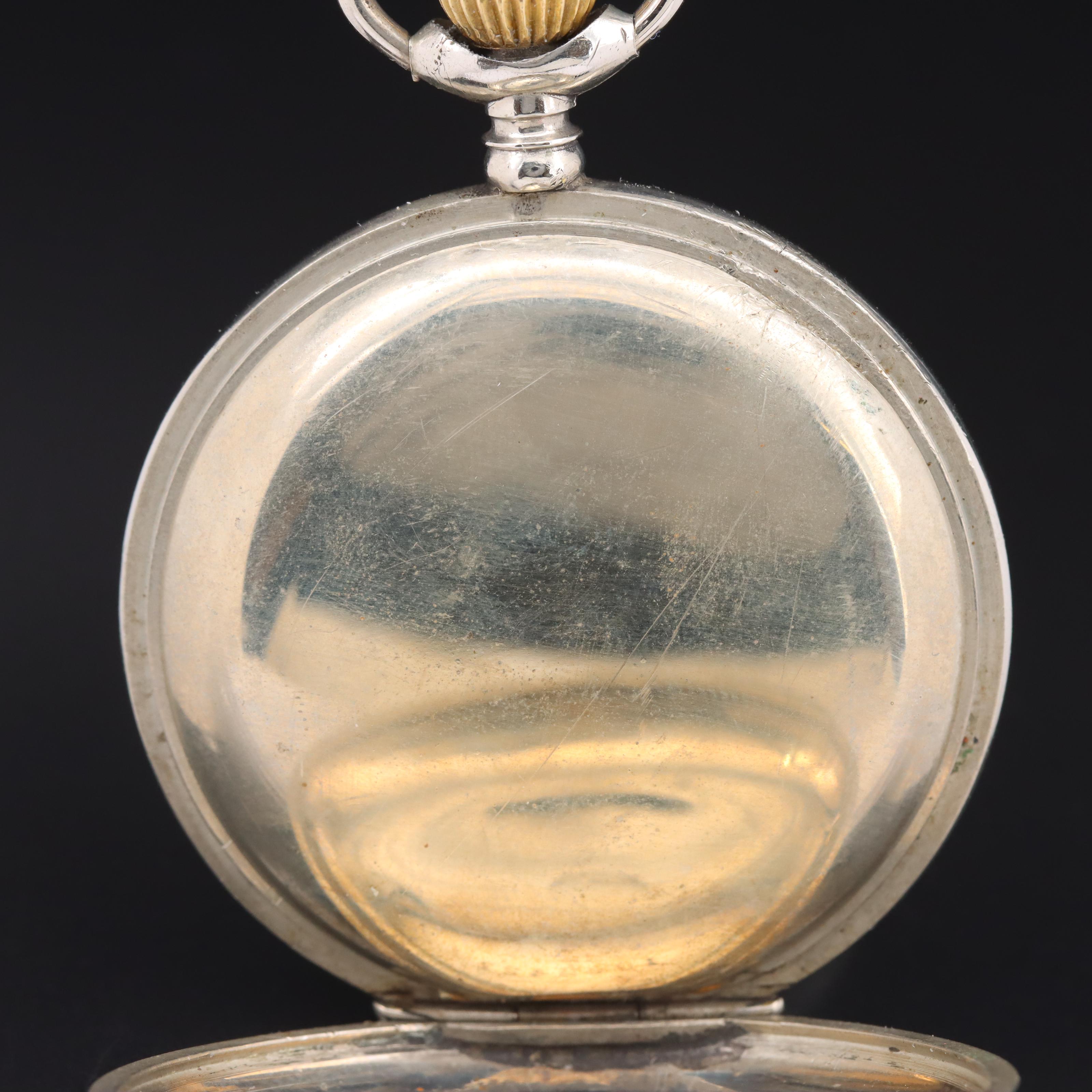 Jerome Park Swiss Gallet Chronograph Pocket Watch