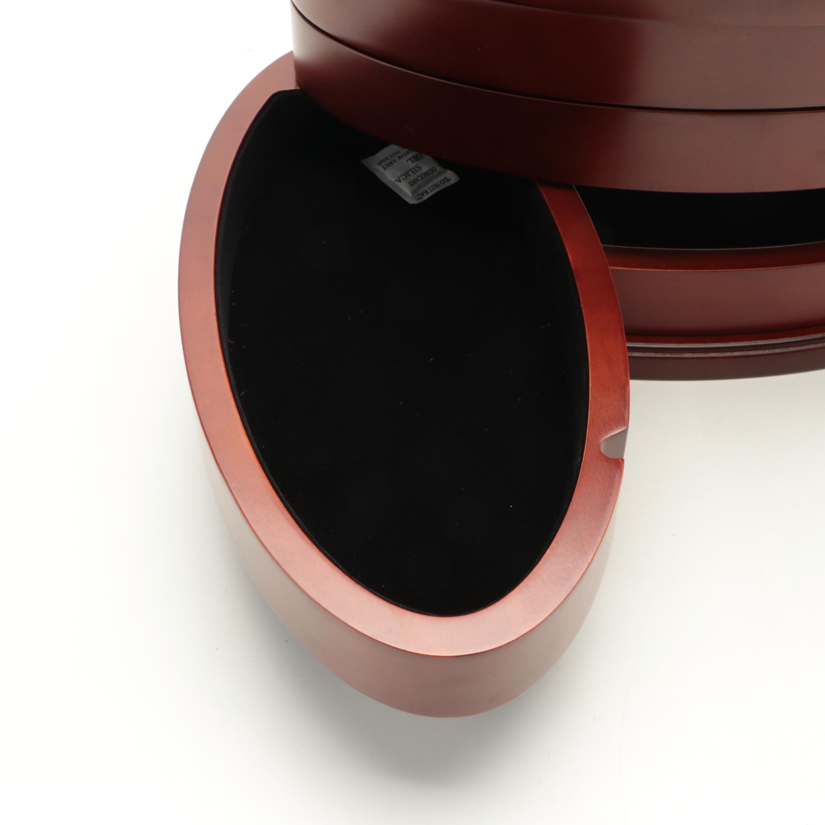 Hammacher Schlemmer Cherry Tarnish Eliminating Jewelry Tower