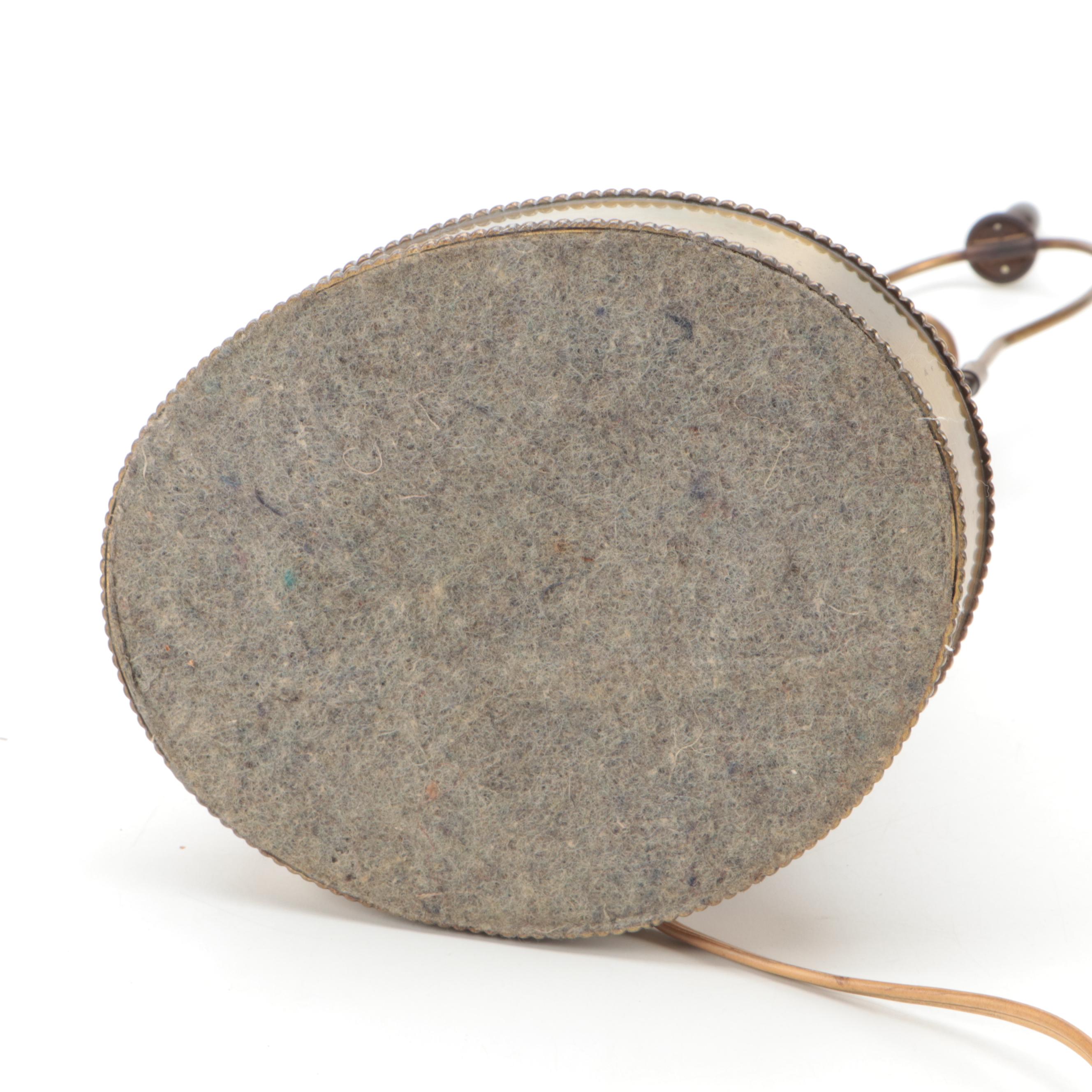 Rococo Courting Couple Bisque Table Lamp, Mid to Late 20th Century