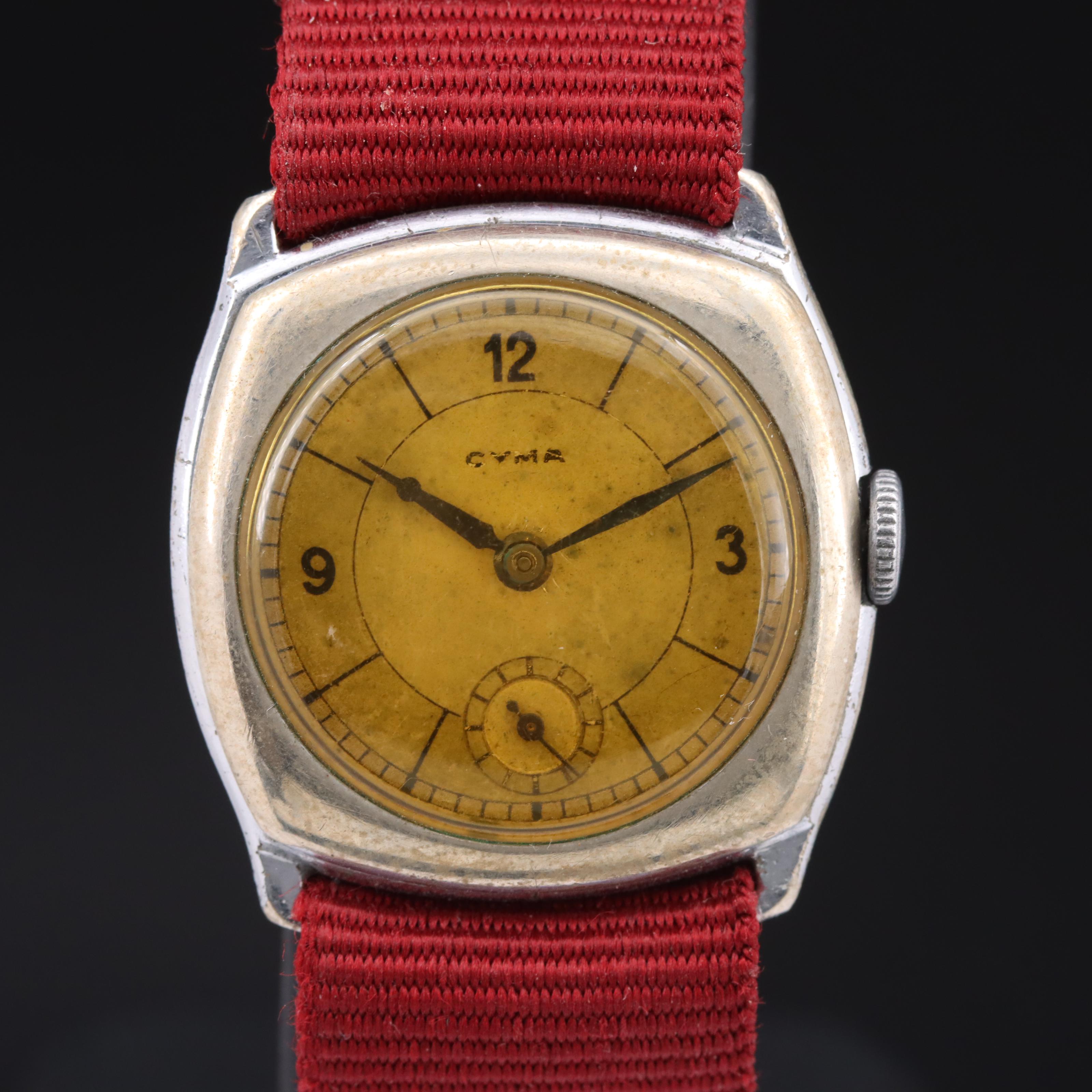 Vintage Cyma Stem Wind Watch