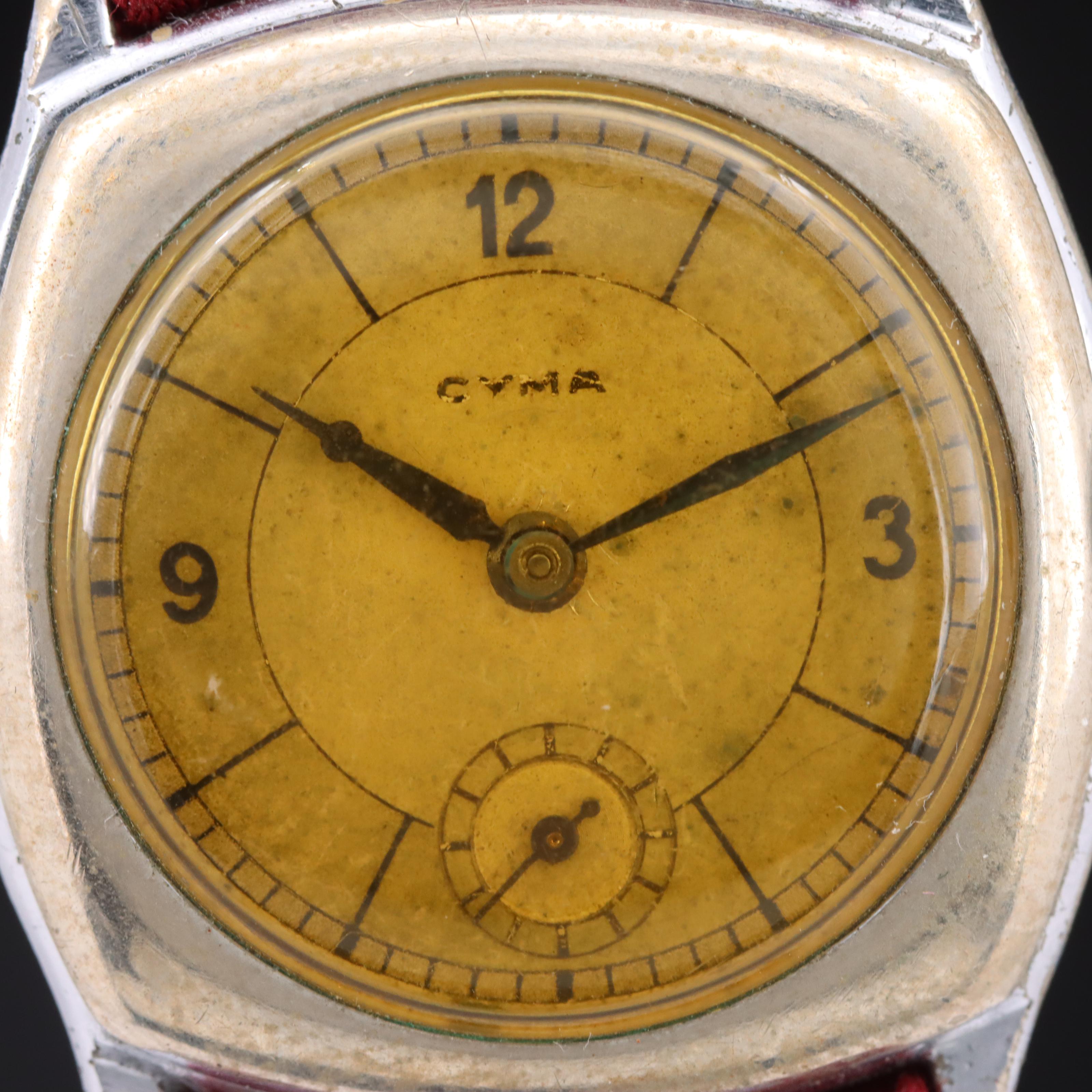 Vintage Cyma Stem Wind Watch