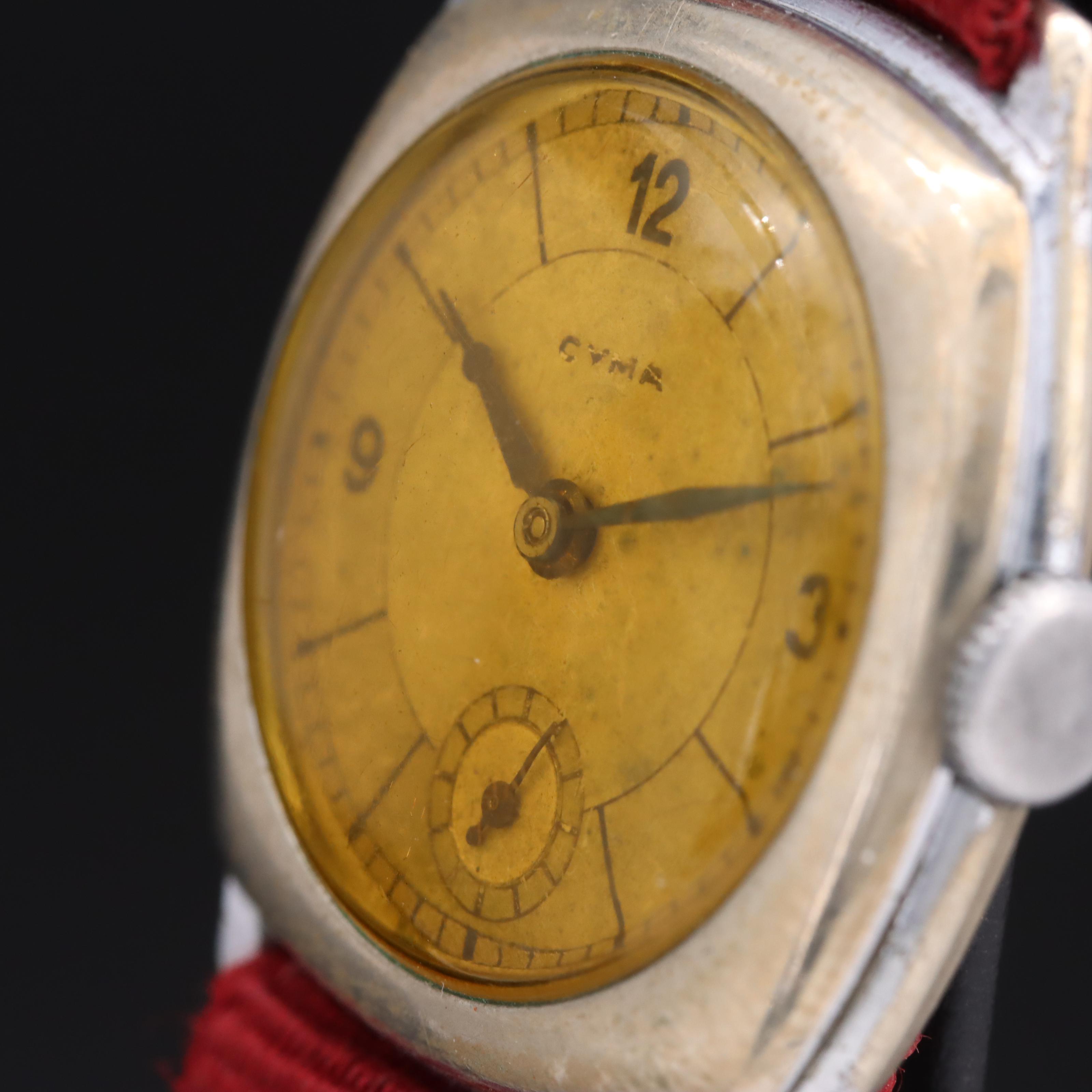 Vintage Cyma Stem Wind Watch