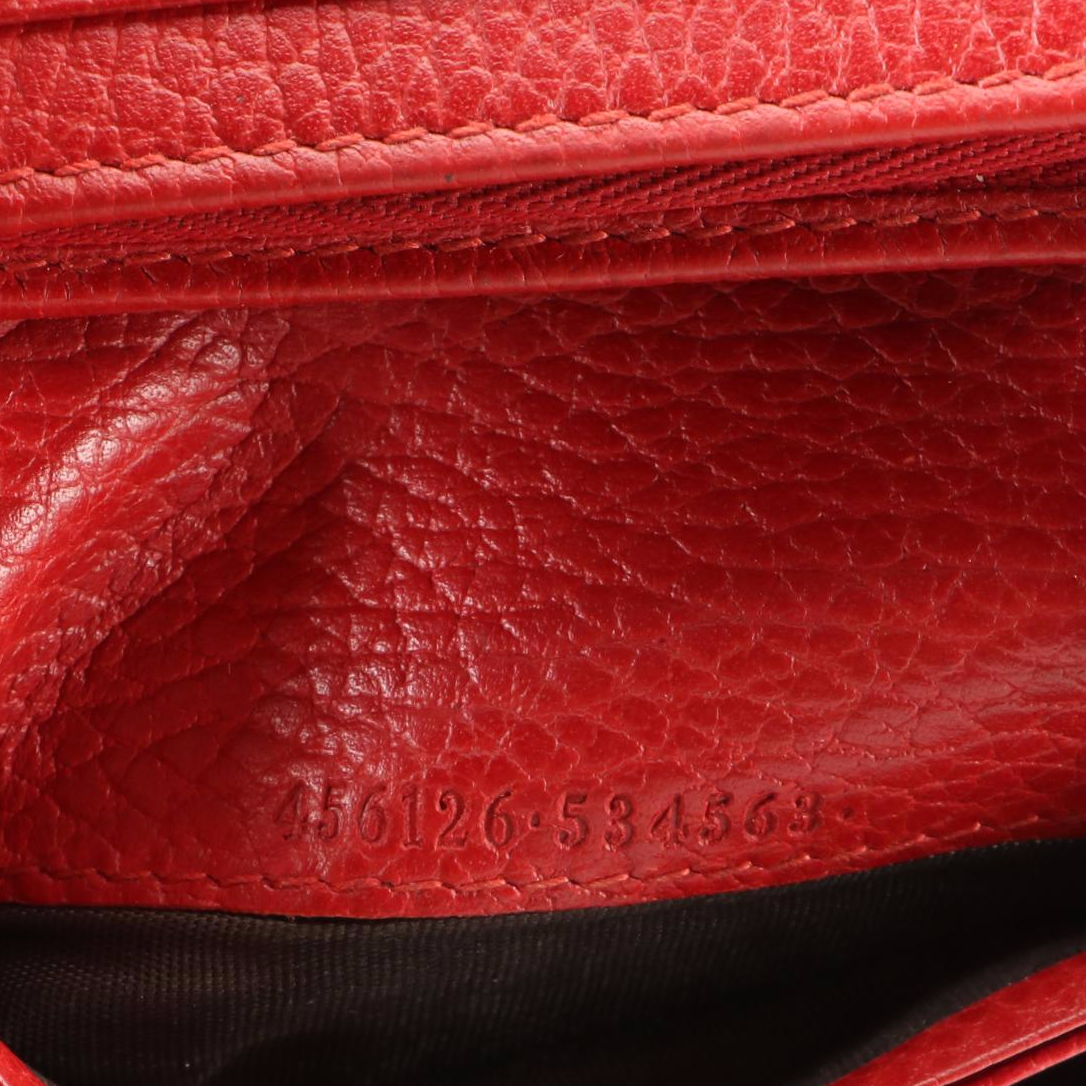 Gucci GG Marmont Card Case Wallet in Calfskin Leather