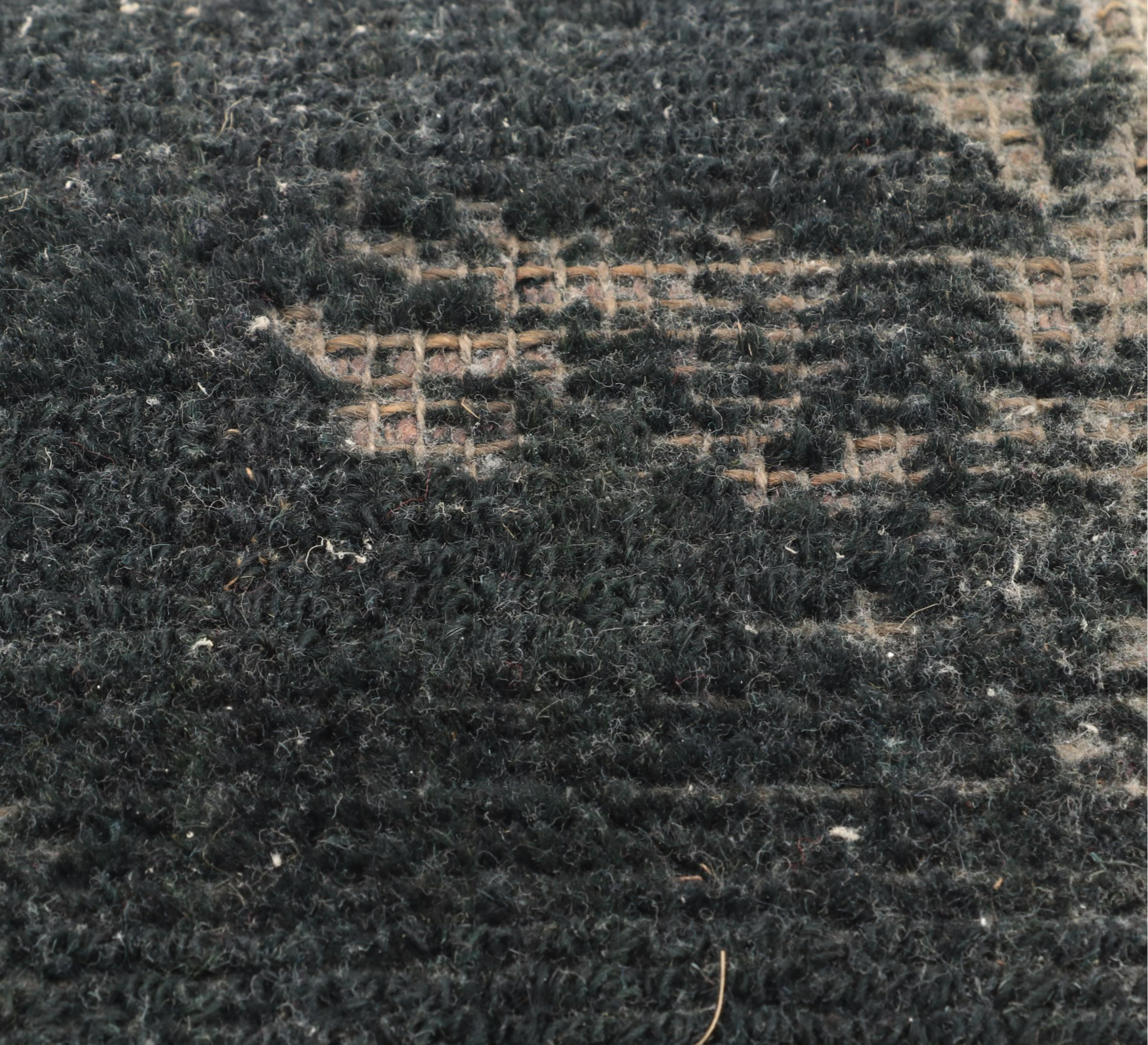 Victorian The Clark Heater Carpet-Covered Tin Carriage Foot Warmer