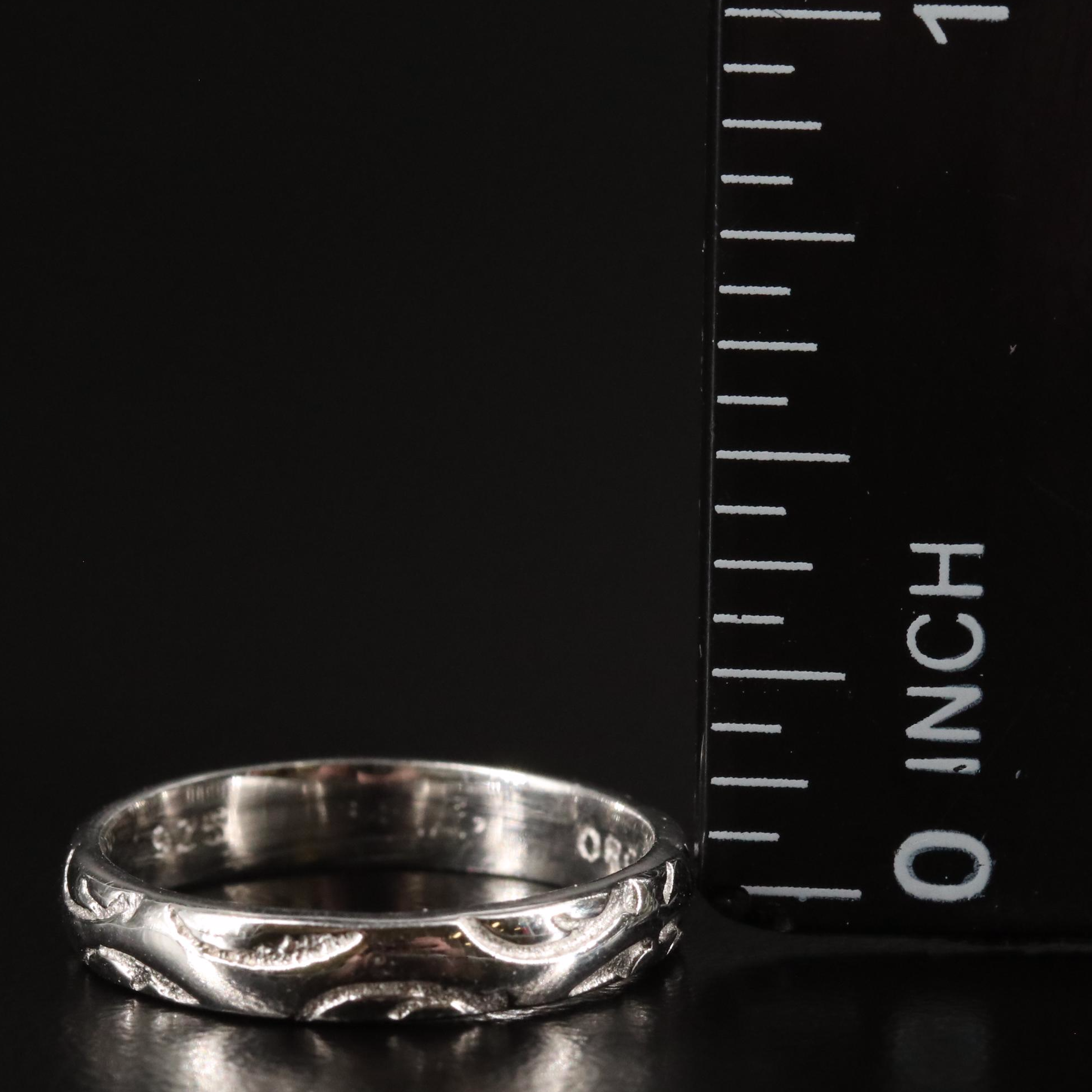 Sterling Band Ring