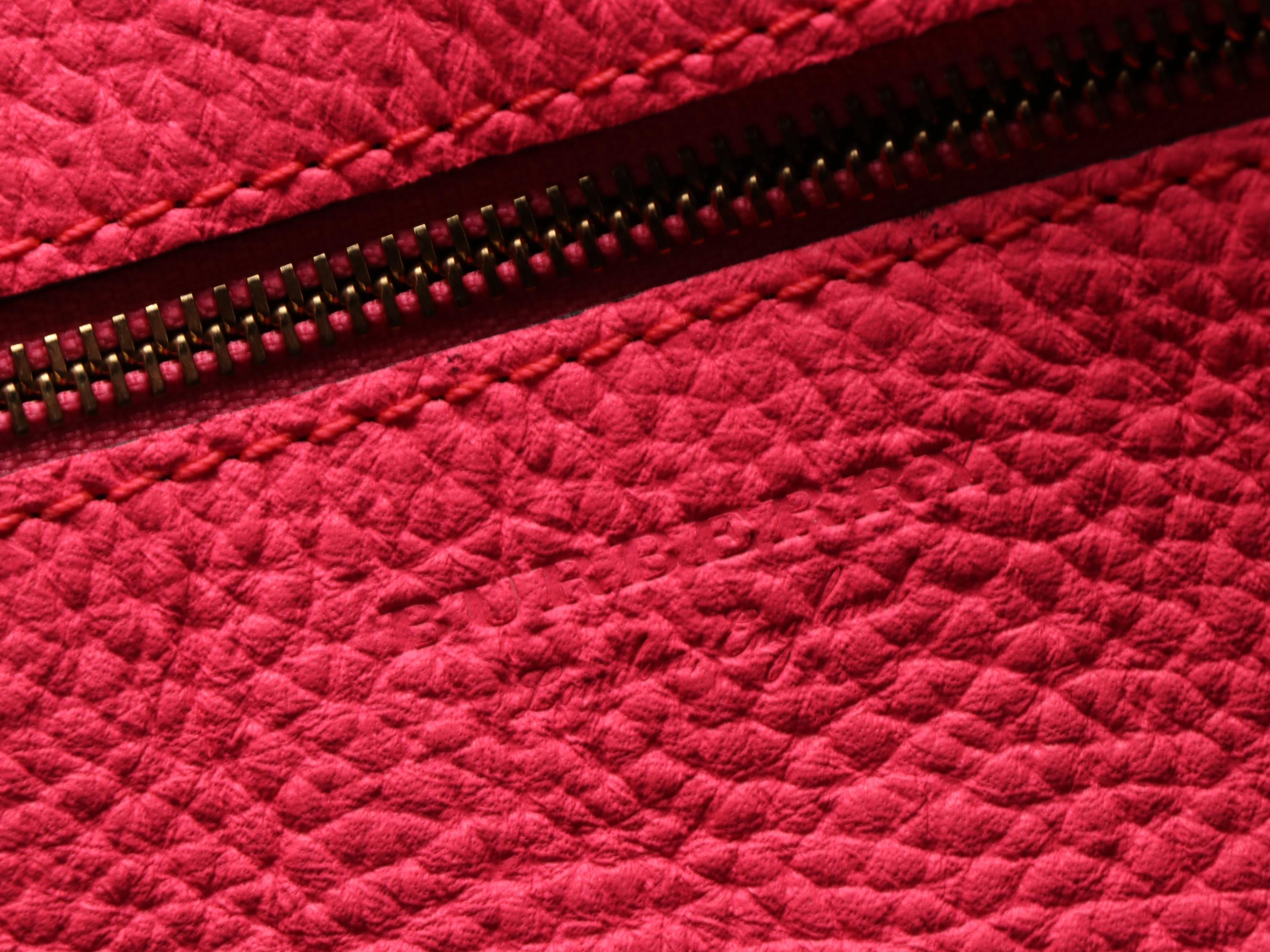 Burberry Remington Embossed Leather Tote