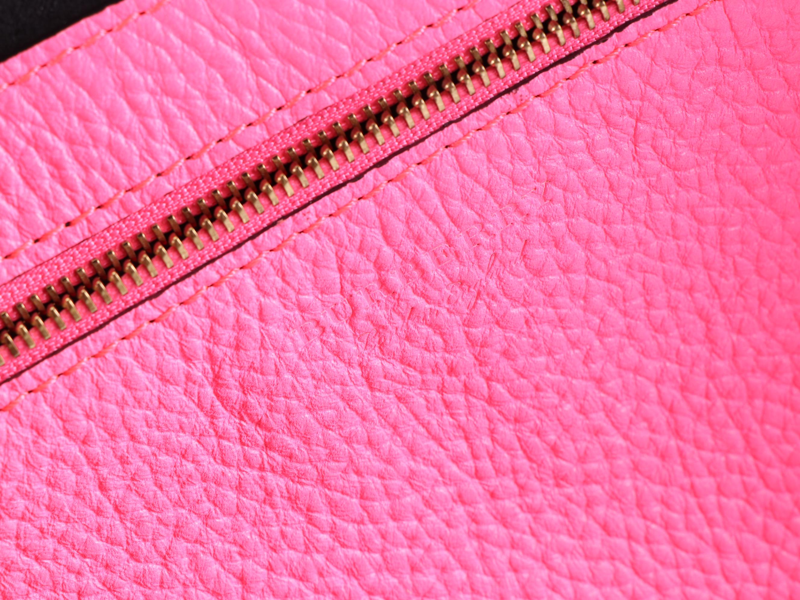 Burberry Remington Embossed Leather Tote